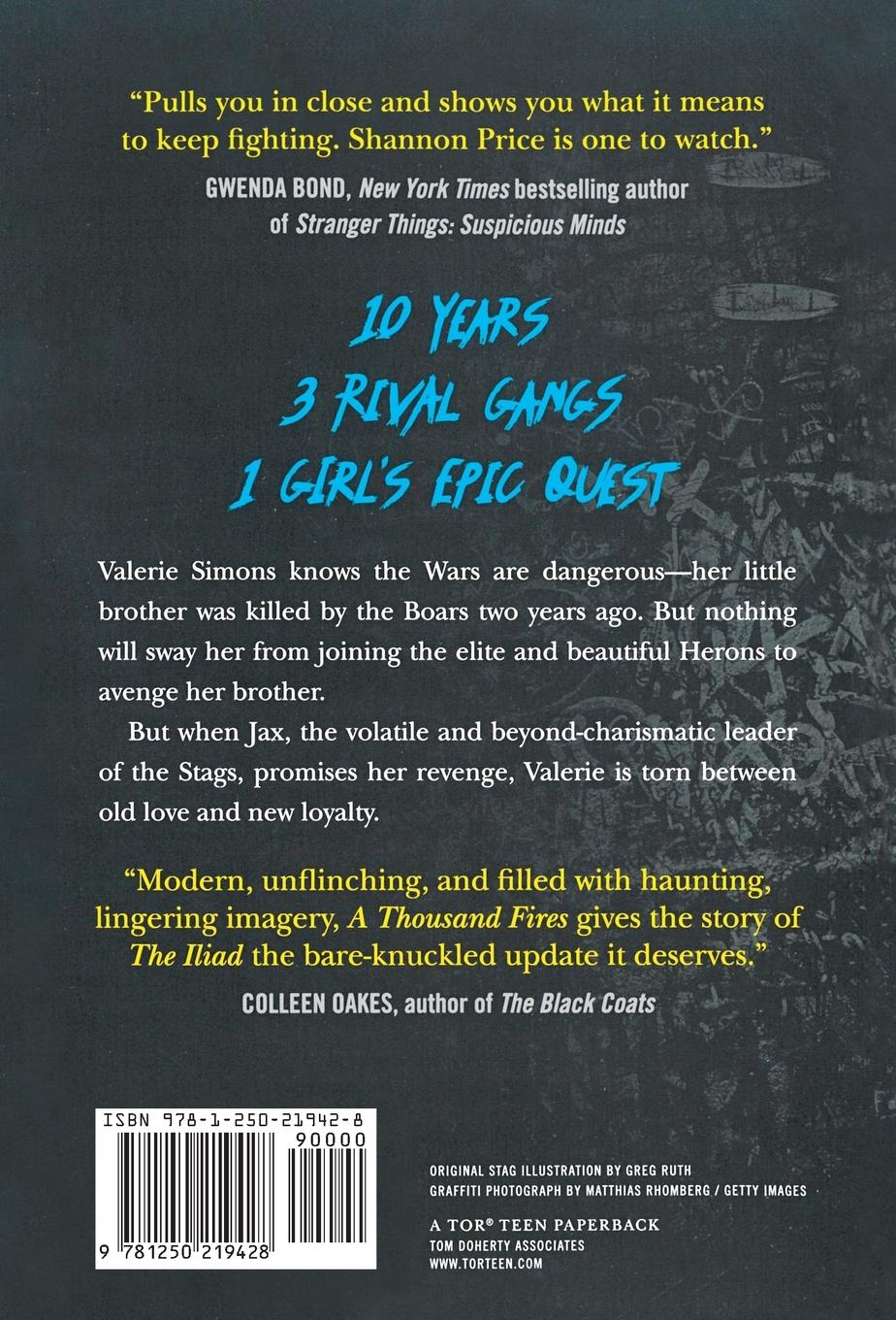 Rückseitencover Thousand Fires