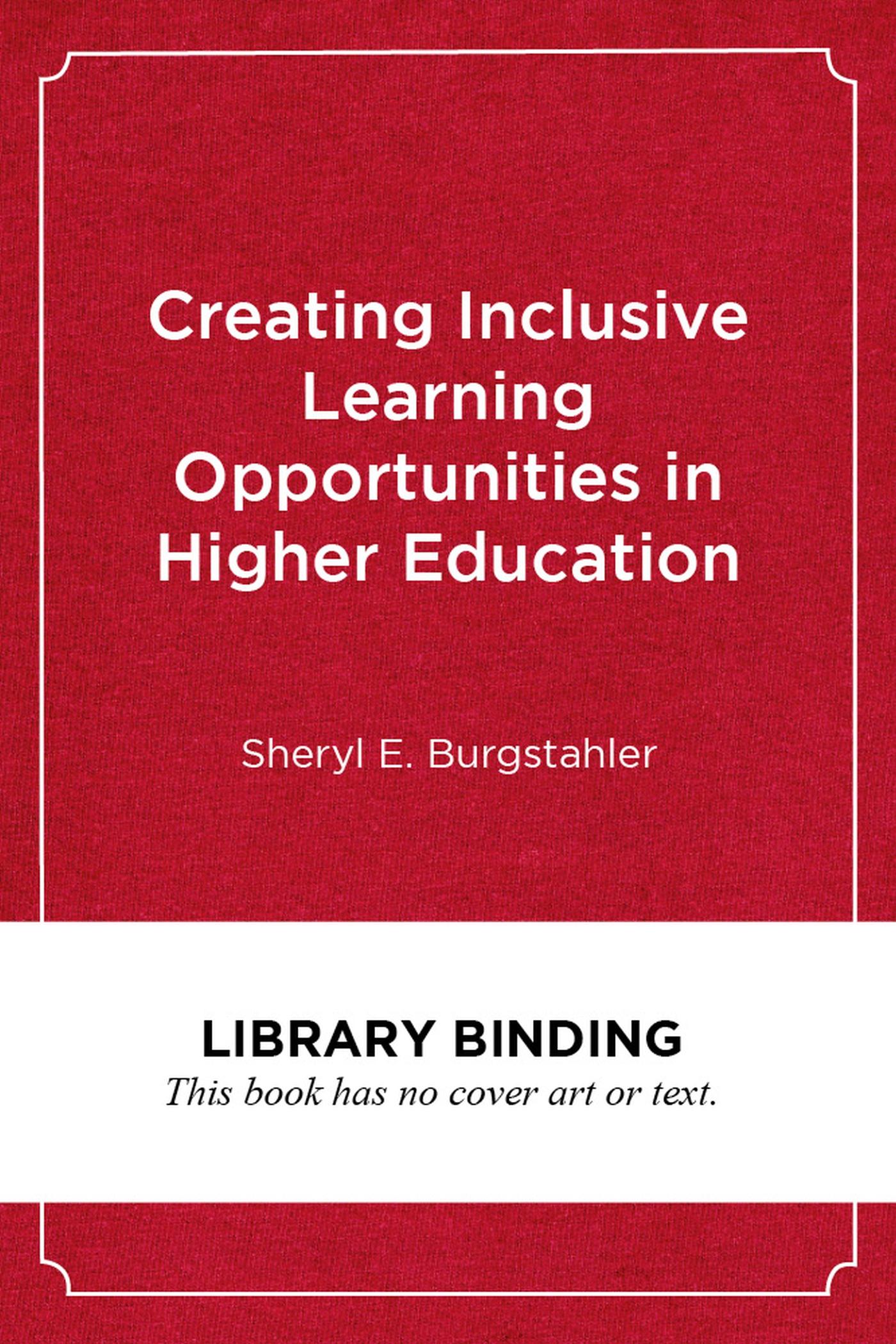 Vorderes Coverbild Creating Inclusive Learning Opportunities in Higher Education