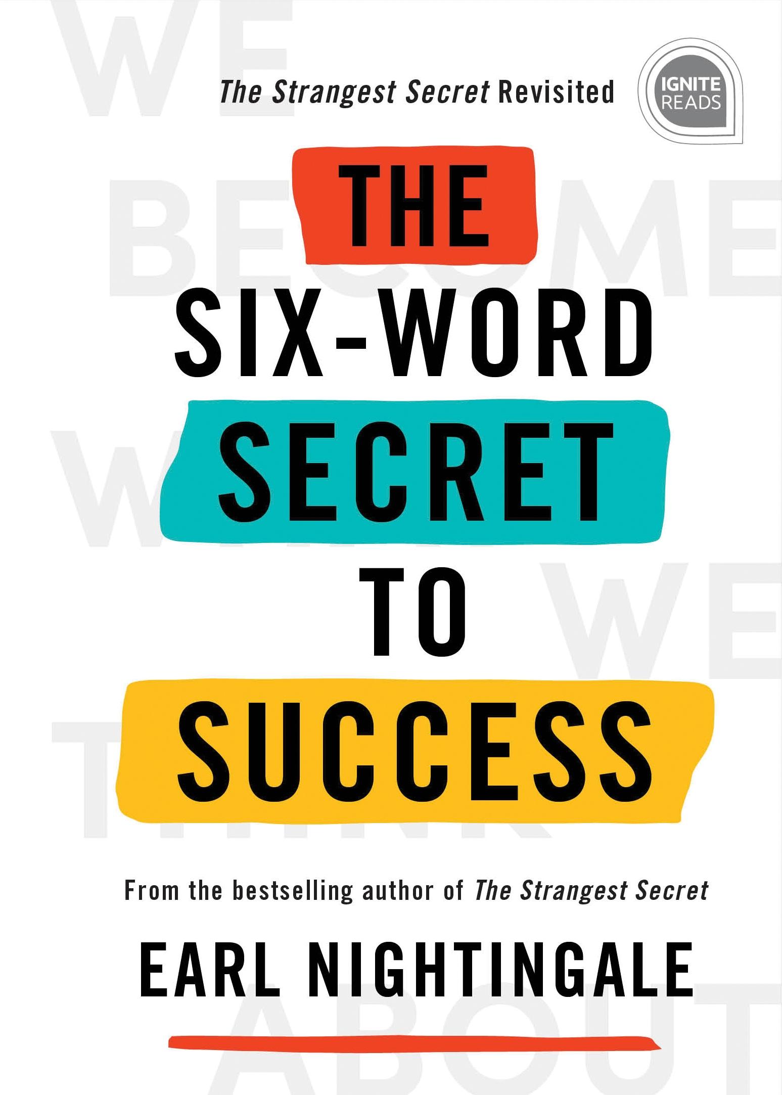 Vorderes Coverbild The Six-Word Secret to Success