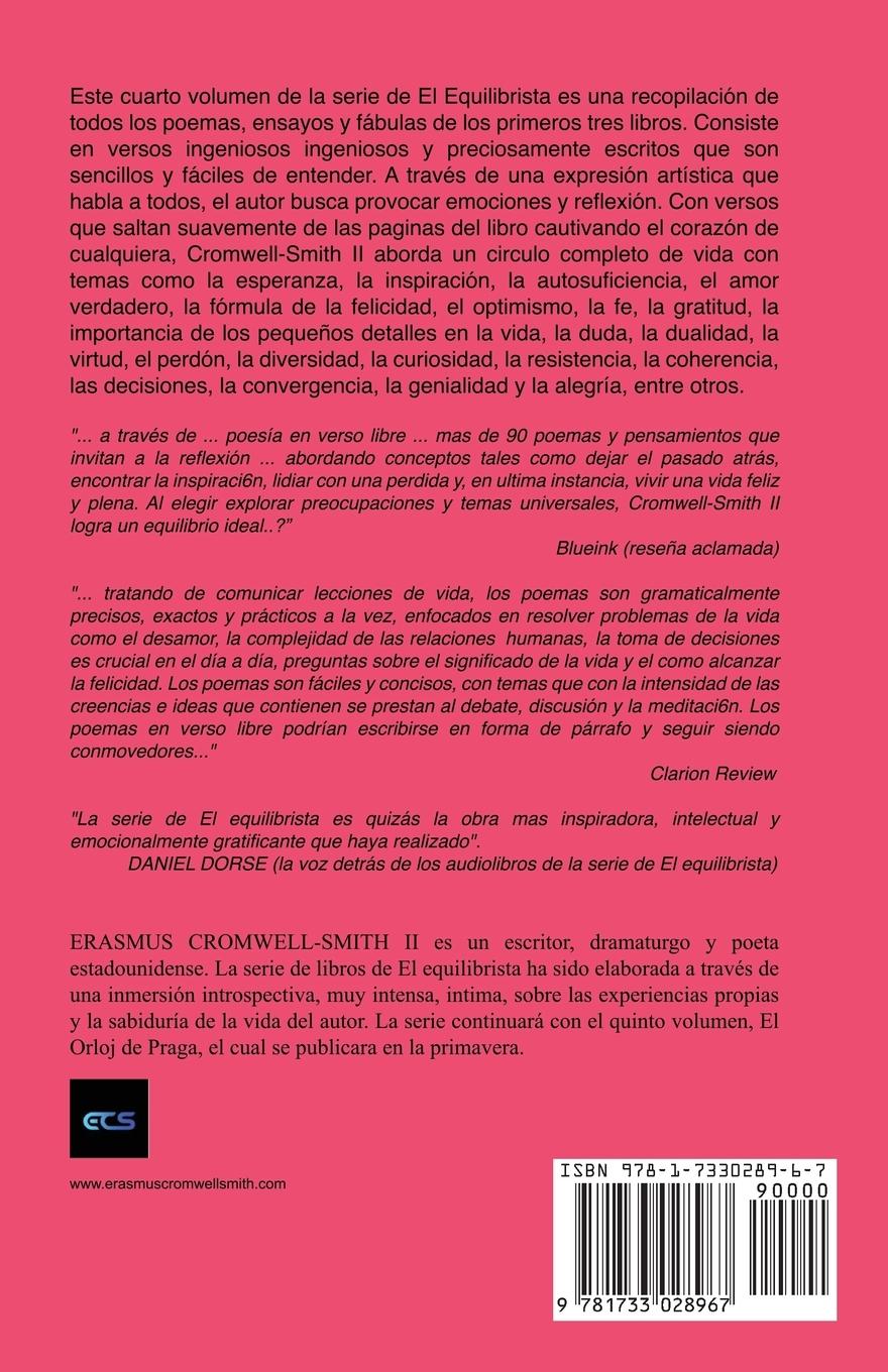 Rückseitencover Poesía en equilibrio