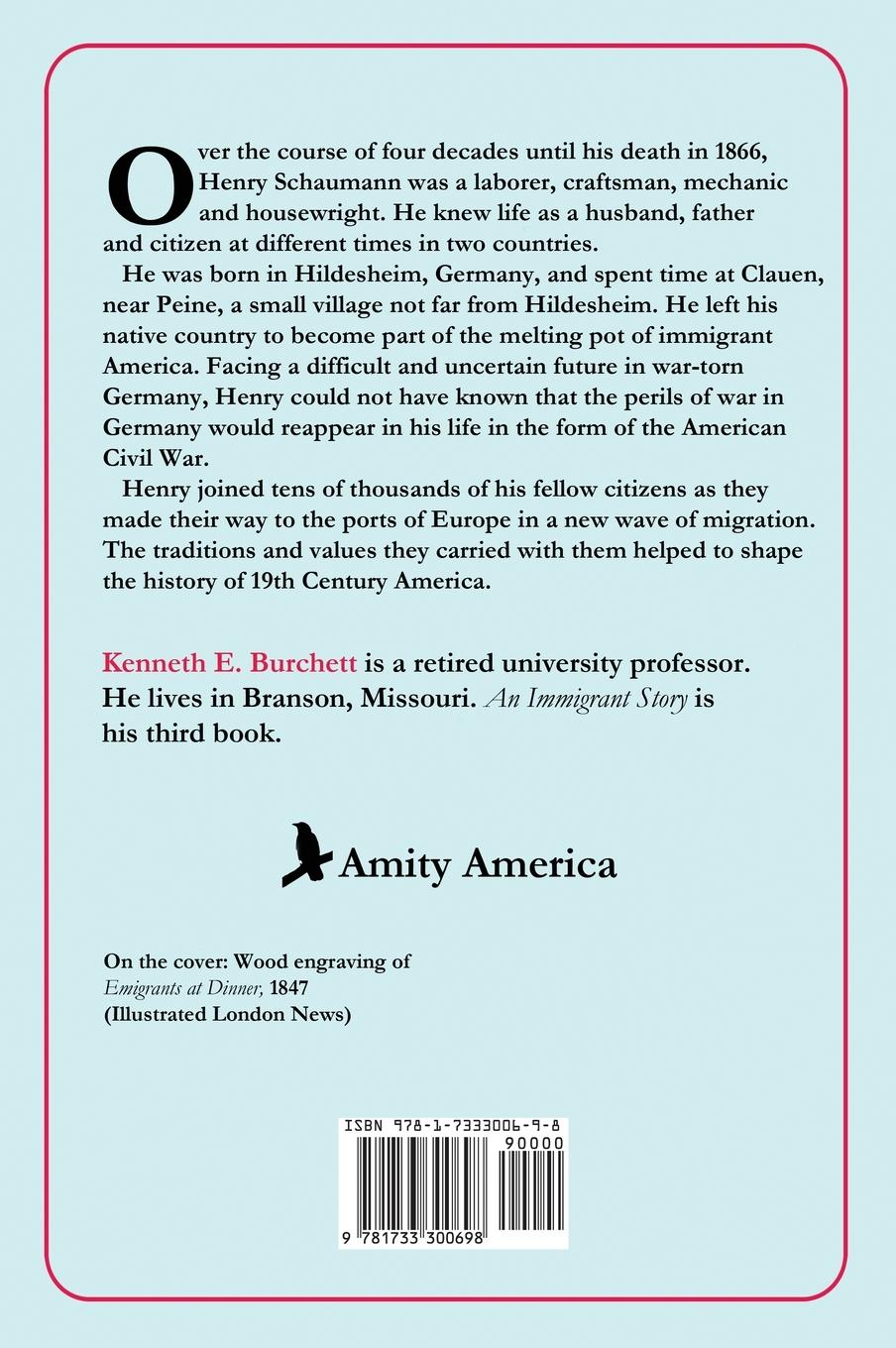Rückseitencover An Immigrant Story