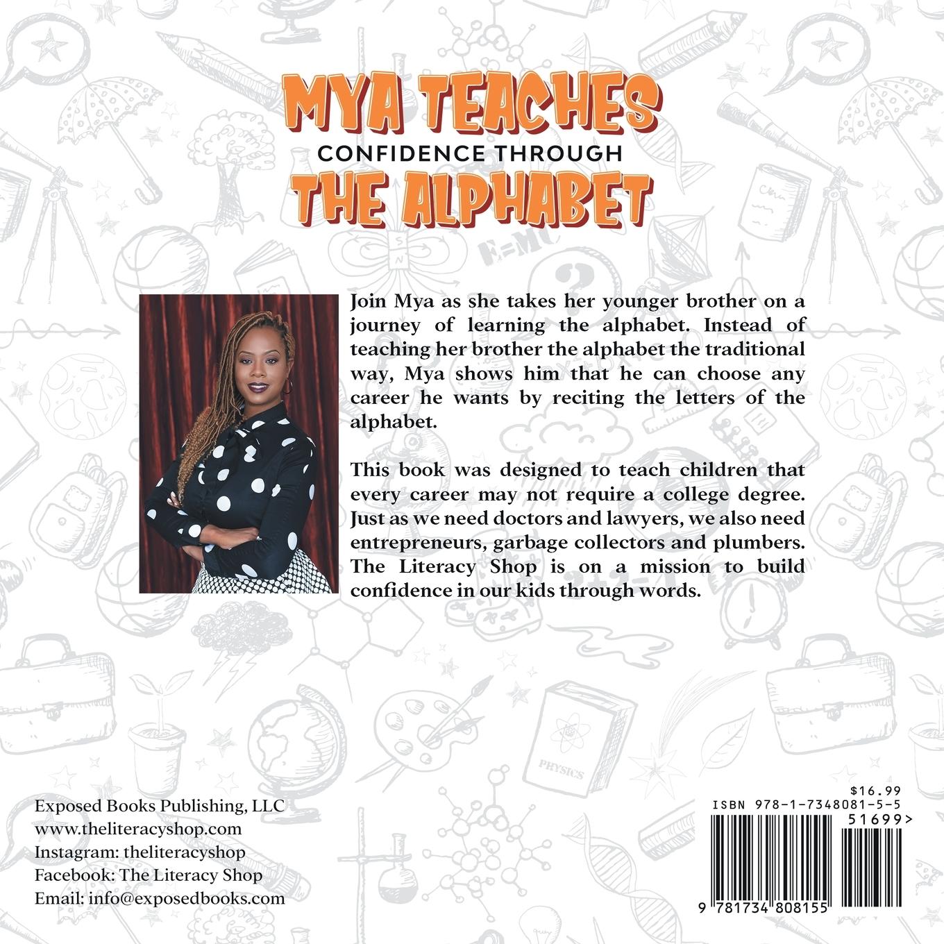 Rückseitencover Mya Teaches Confidence Through the Alphabet