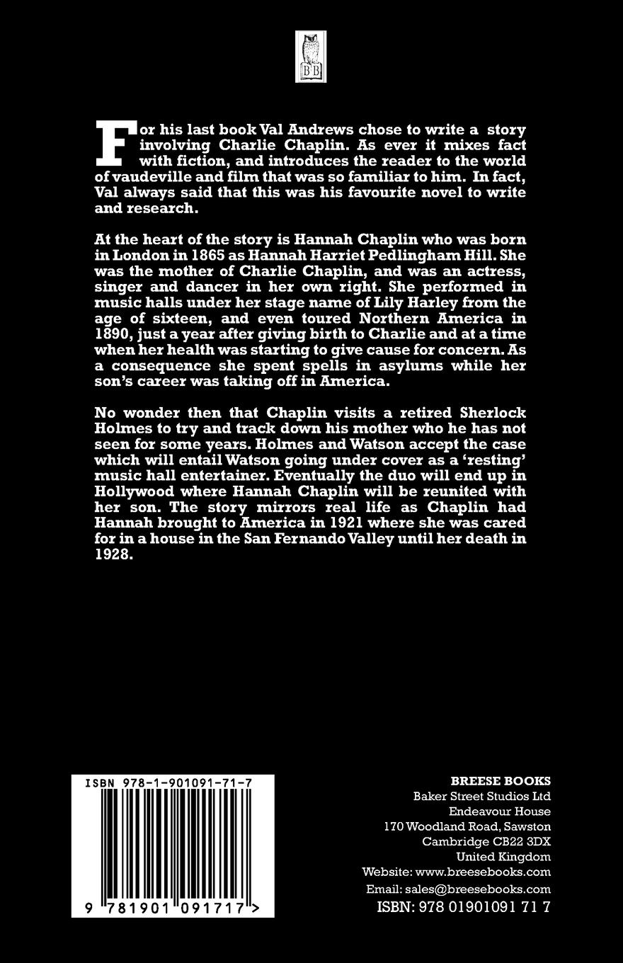 Rückseitencover Sherlock Holmes and the Charlie Chaplin Affair