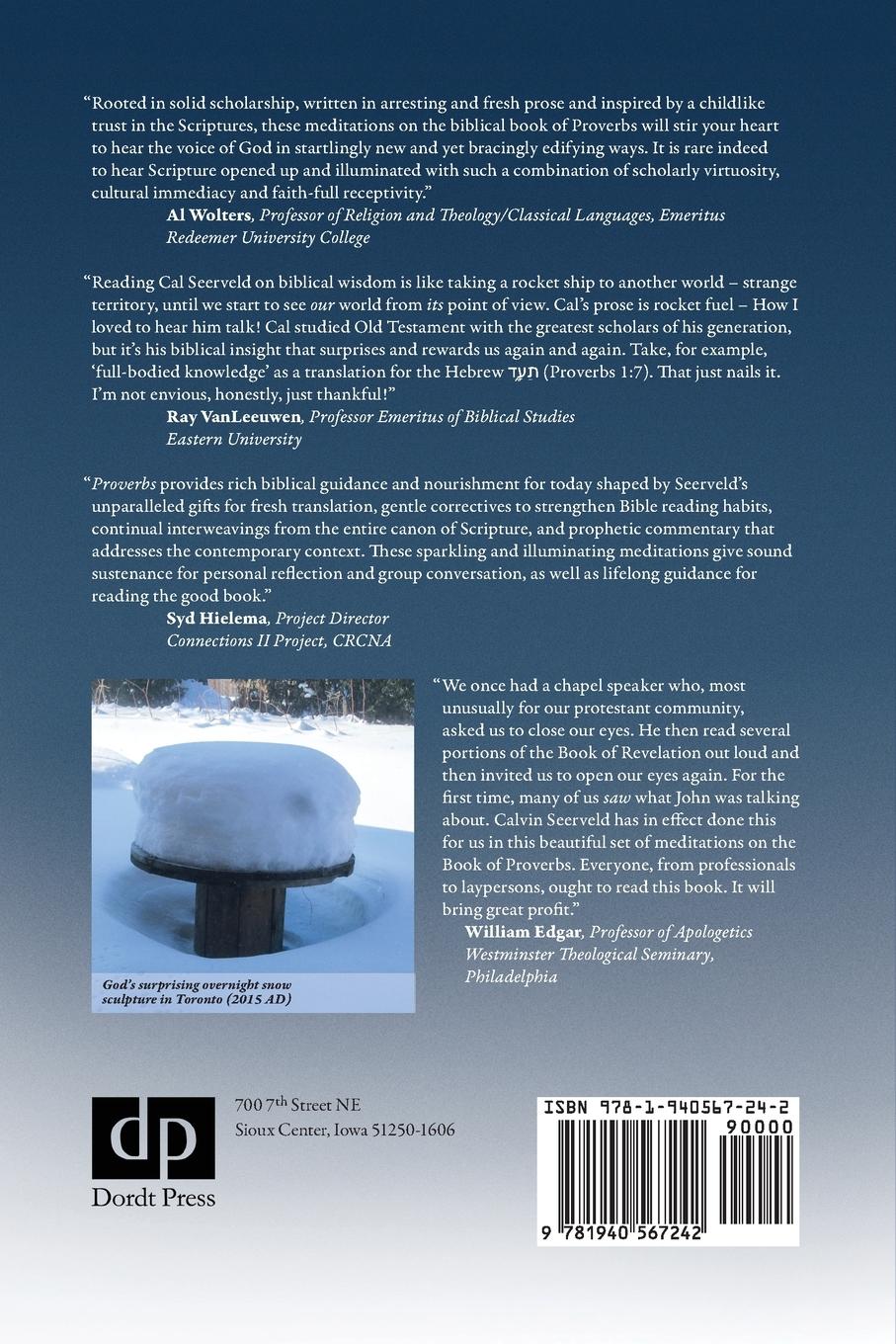 Rückseitencover How to Read the Biblical Book of Proverbs