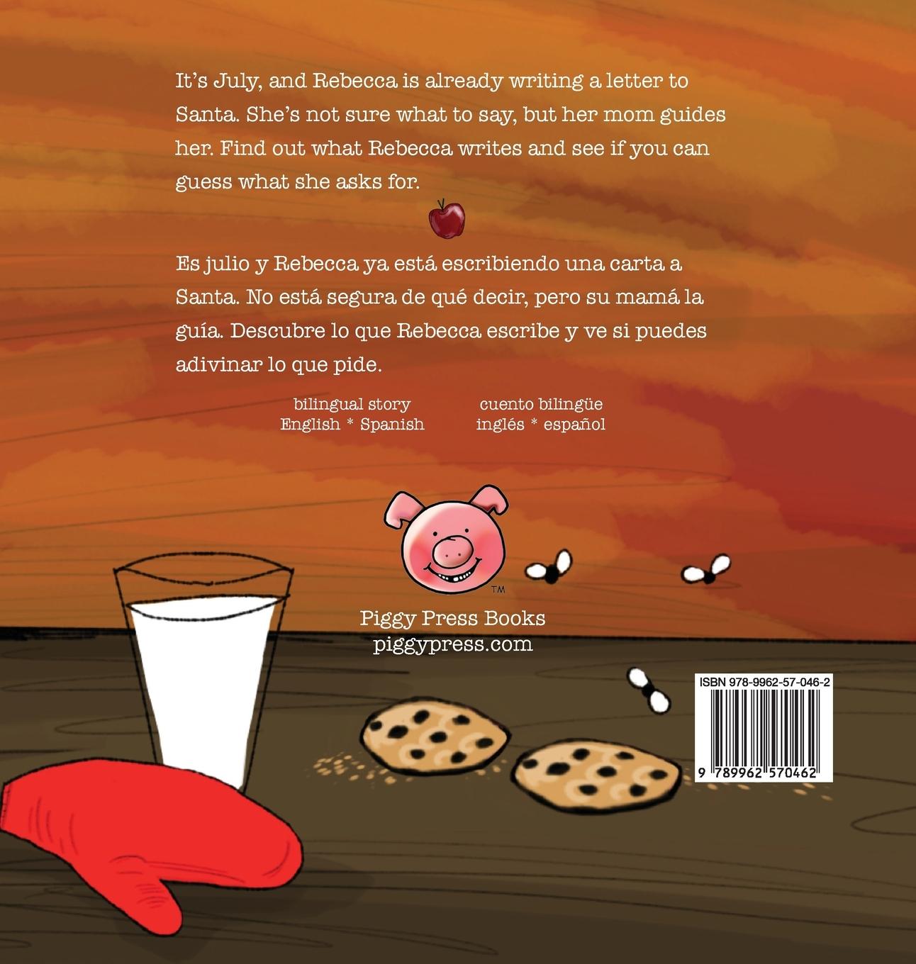 Rückseitencover Rebecca Writes a Letter * Rebecca escribe una carta