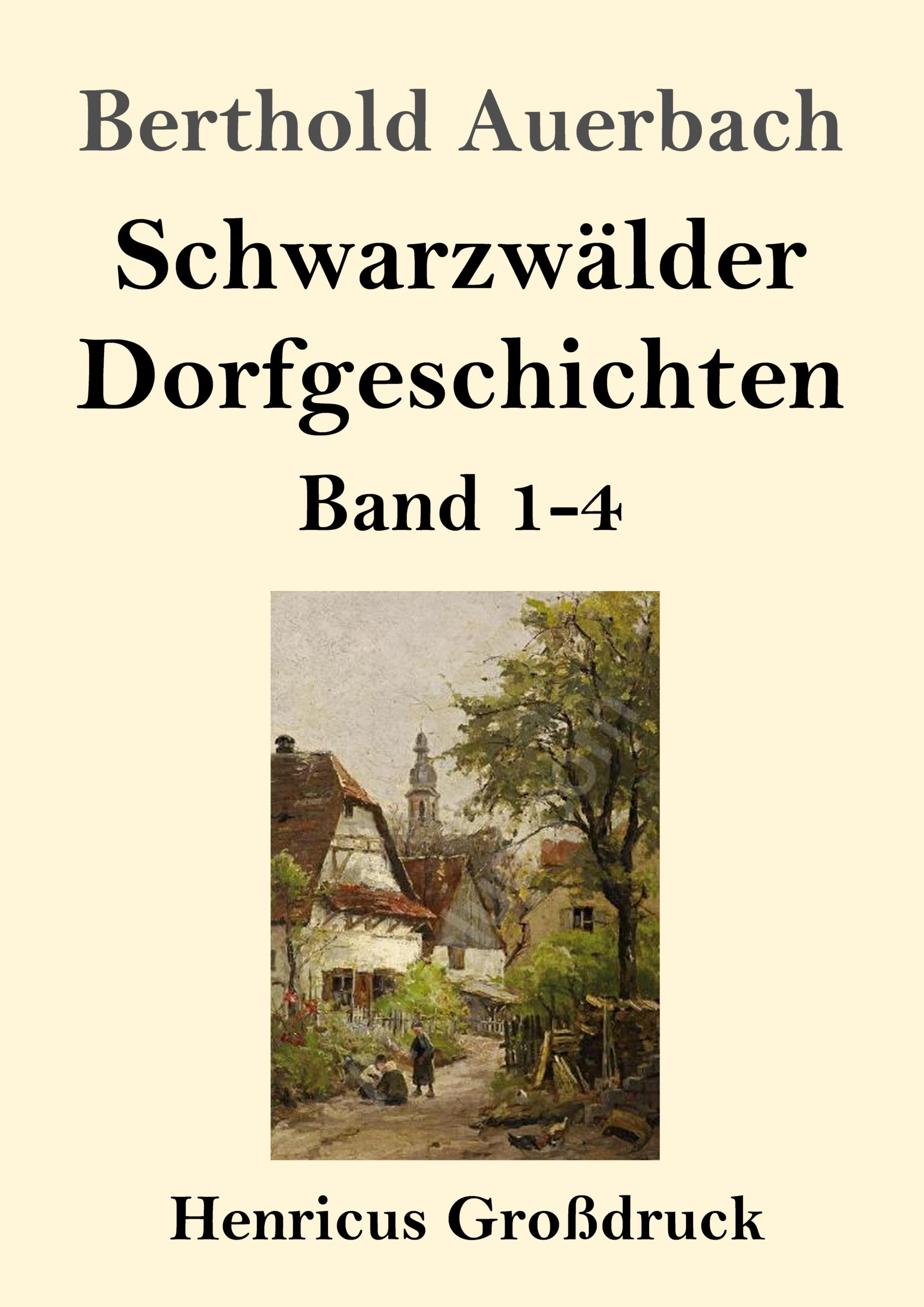 Vorderes Coverbild Schwarzwälder Dorfgeschichten (Großdruck)