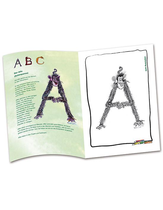 Beispielinhalt (Bild) Das bewegte ABC - Das große Mausini®-Buch