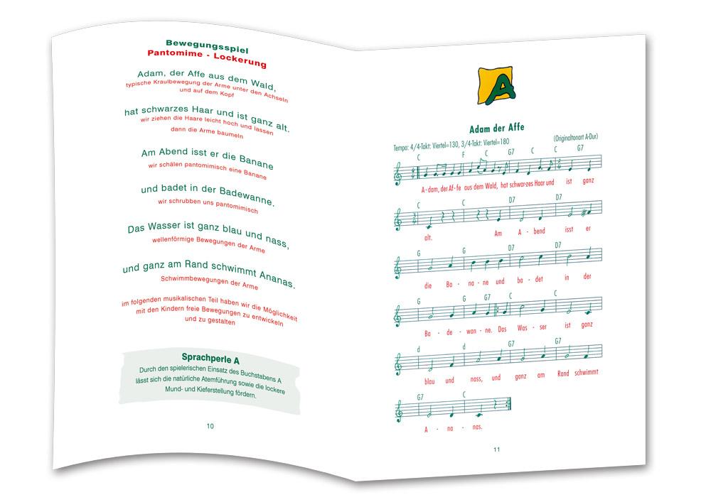 Beispielinhalt (Bild) Das bewegte ABC - Das große Mausini®-Buch