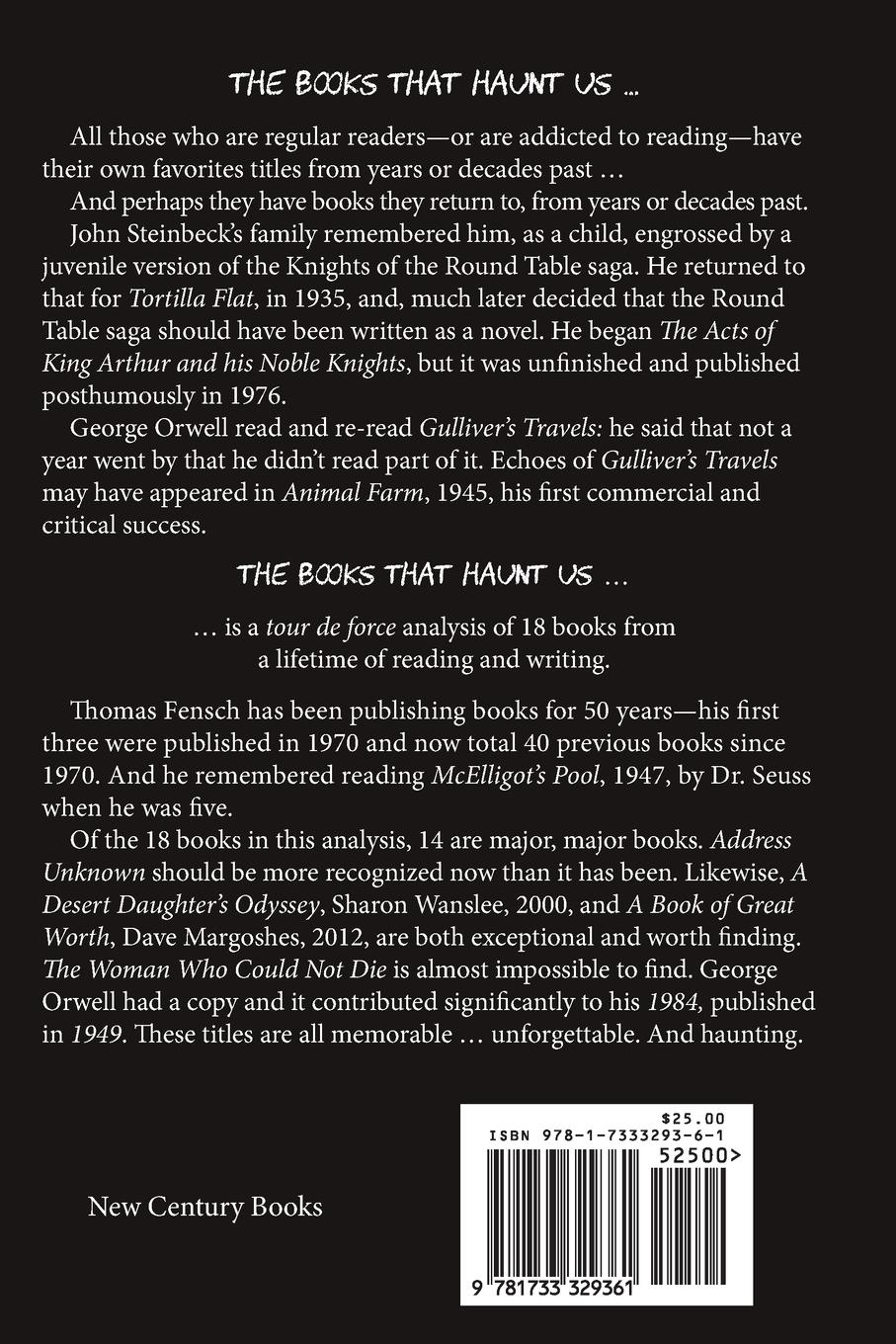 Rückseitencover The Books That Haunt Us