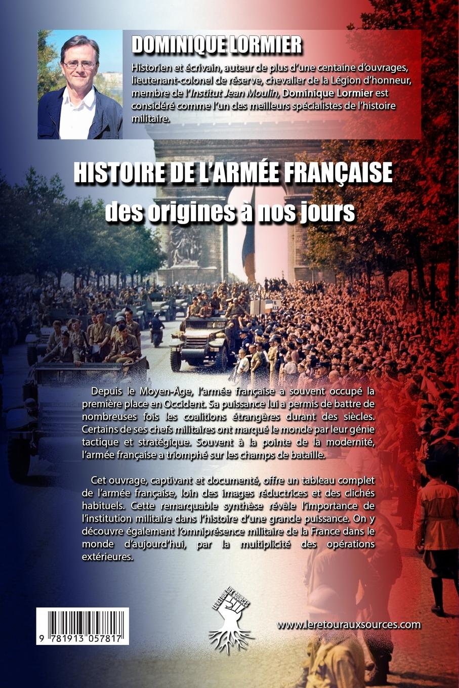 Rückseitencover Histoire de l'armée française