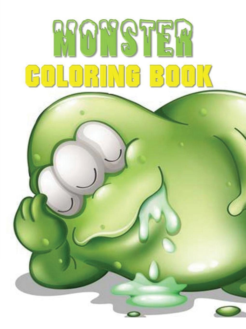 Vorderes Coverbild Monster Coloring  Book
