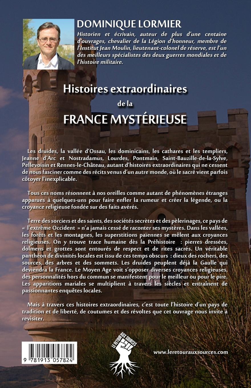 Rückseitencover Histoires extraordinaires de la France mystérieuse
