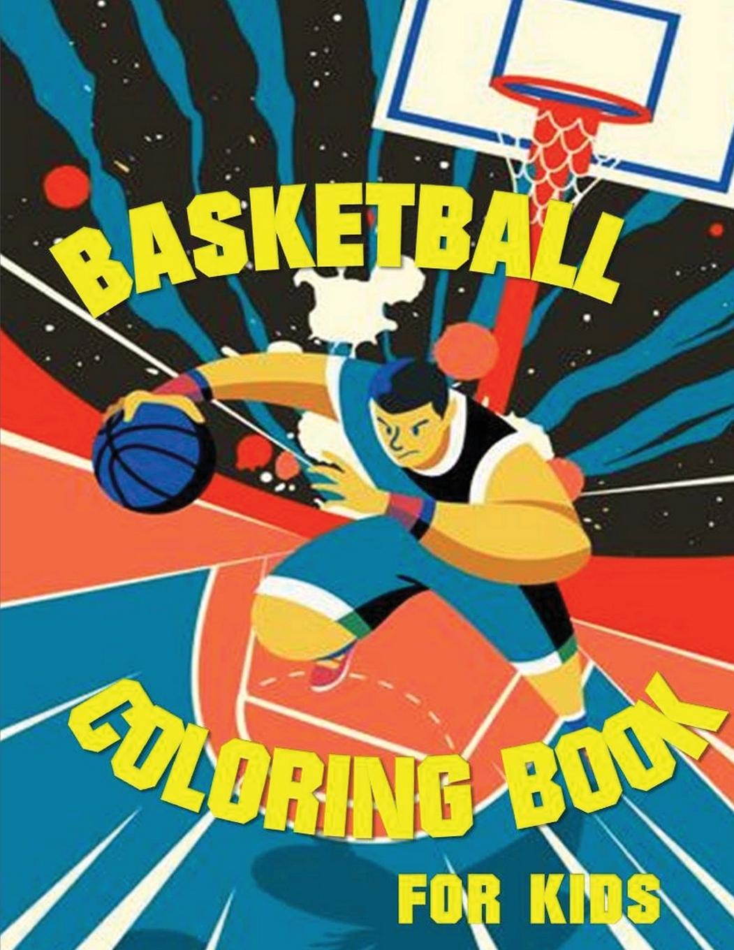 Vorderes Coverbild Basketball Coloring Book