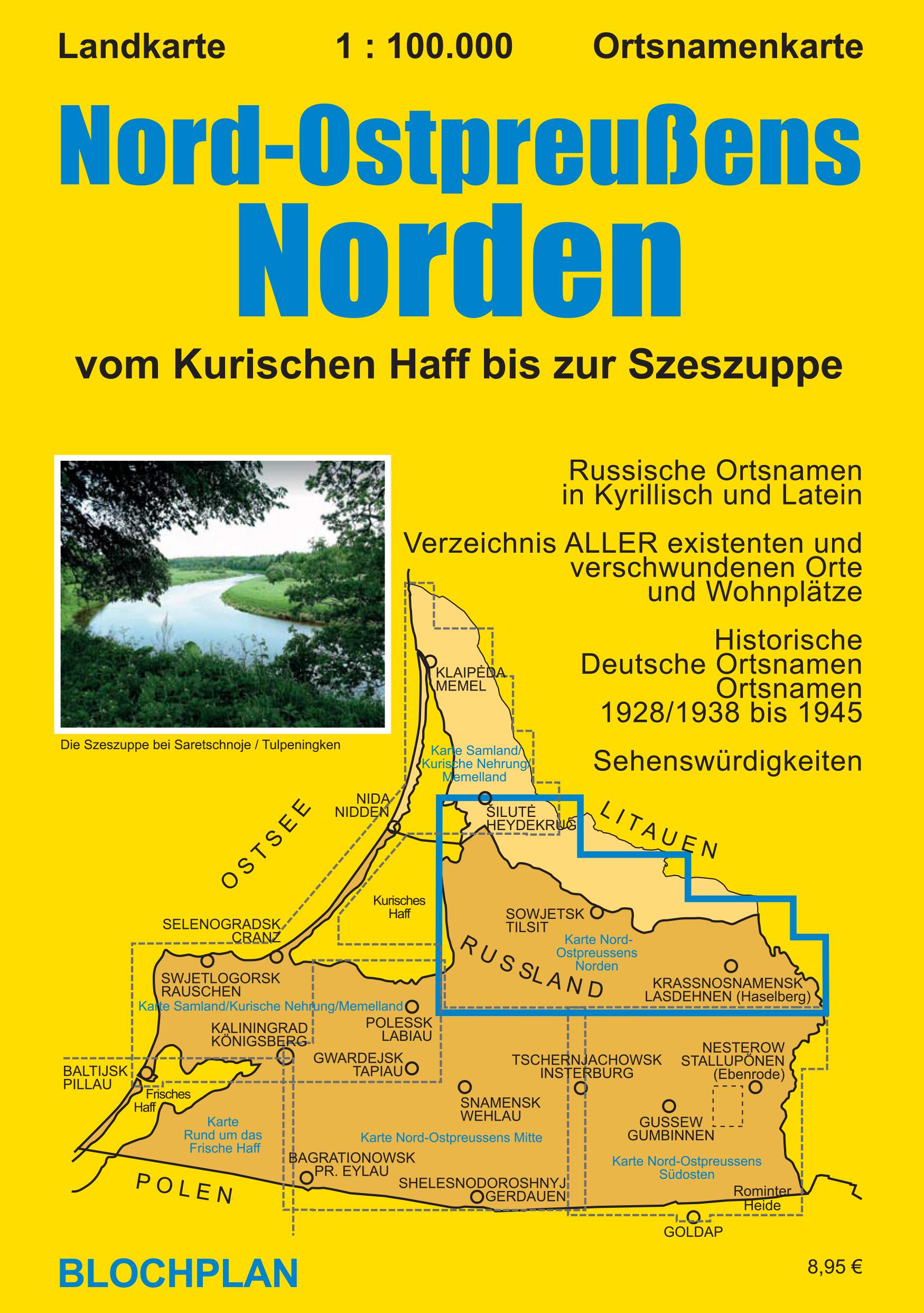 Vorderes Coverbild Nord-Ostpreußens Norden 1 : 100 000