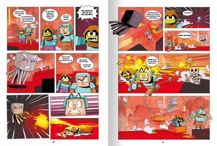 Beispielinhalt (Bild) Tagebuch eines Noobs Kriegers - Der Comic 2 - Chaos im Nether