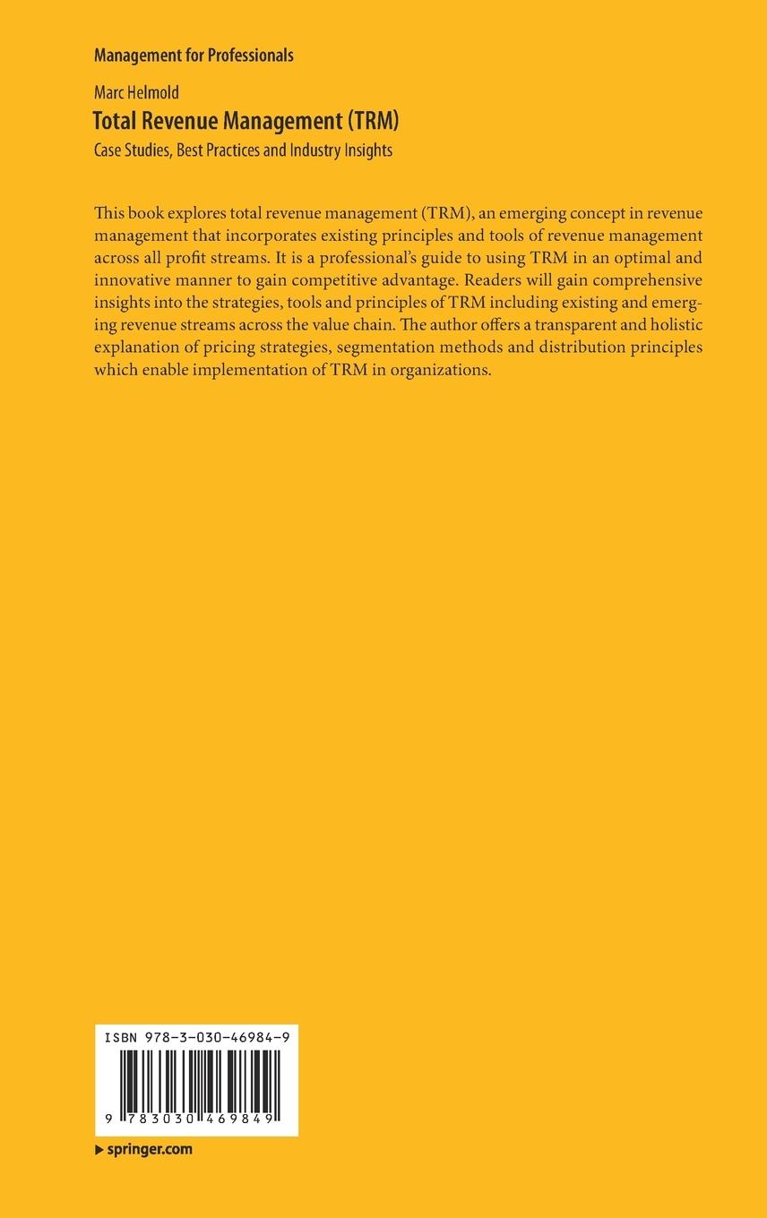 Rückseitencover Total Revenue Management (TRM)