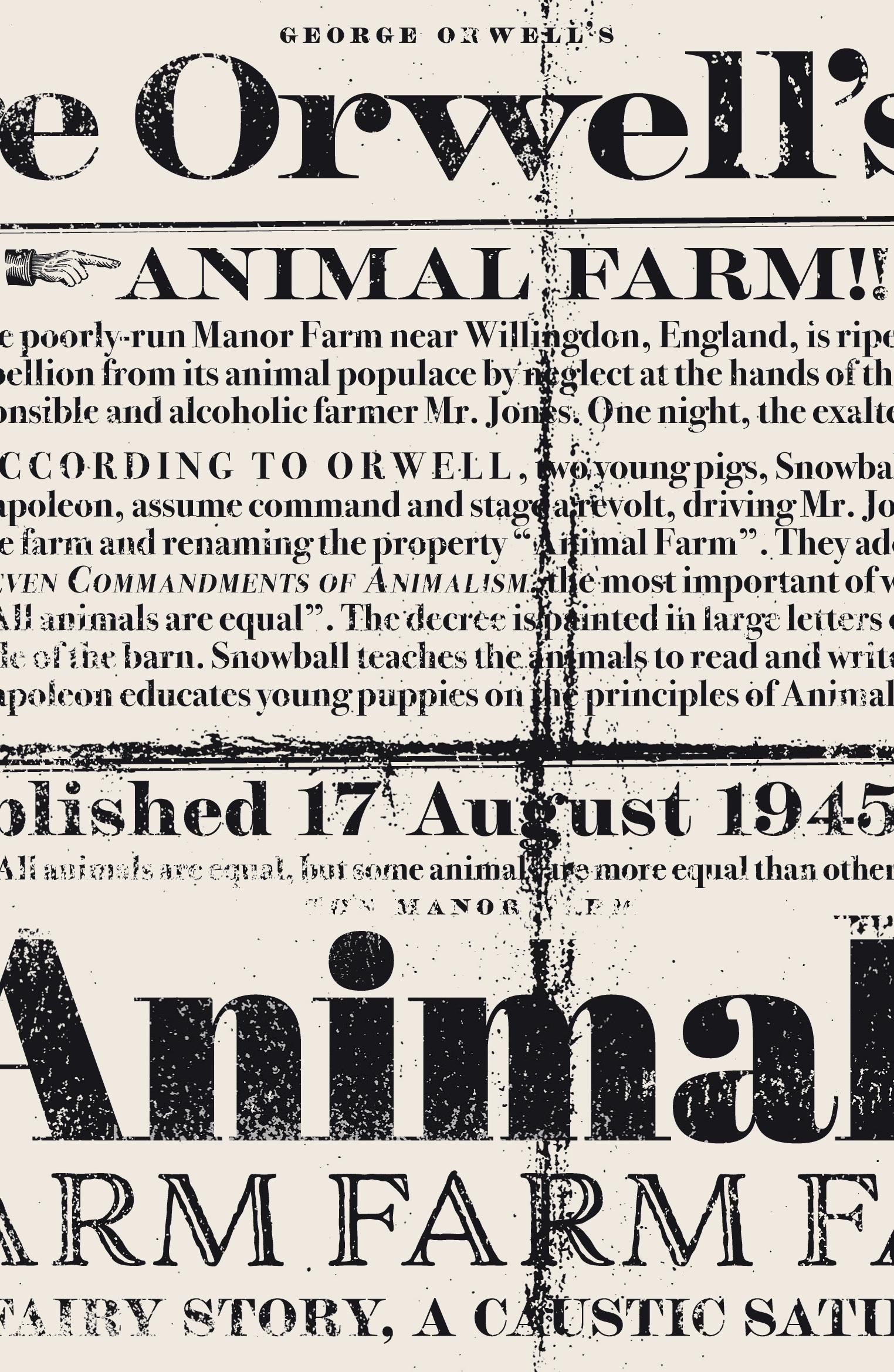 Vorderes Coverbild Animal Farm
