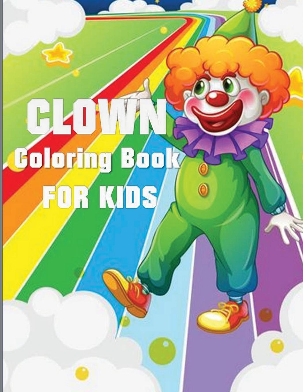 Vorderes Coverbild Clown Coloring Book
