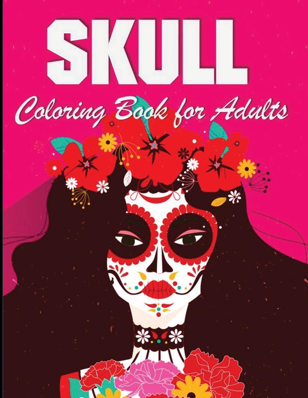 Vorderes Coverbild Skull Coloring Book