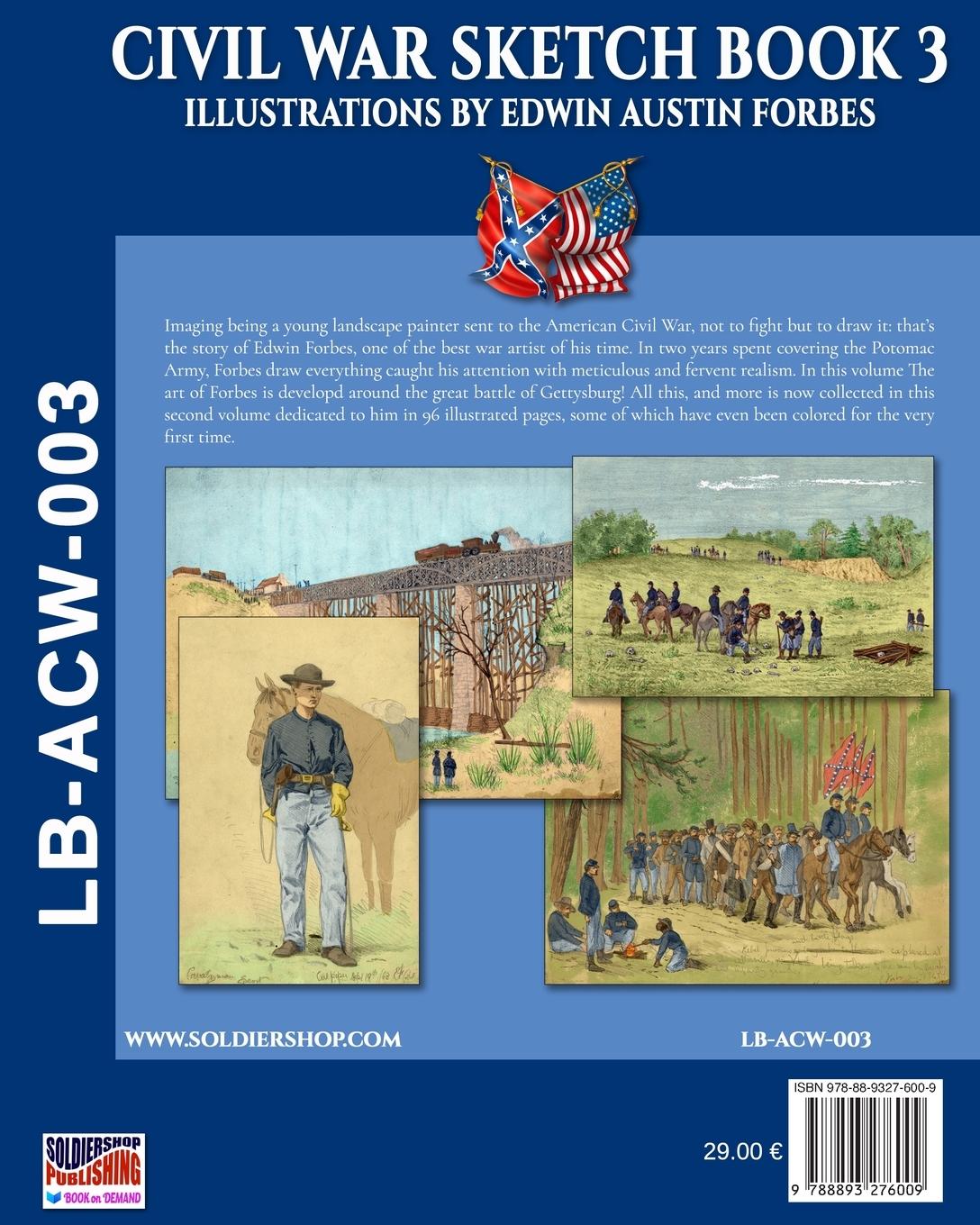 Rückseitencover Civil War sketch book - Vol. 3