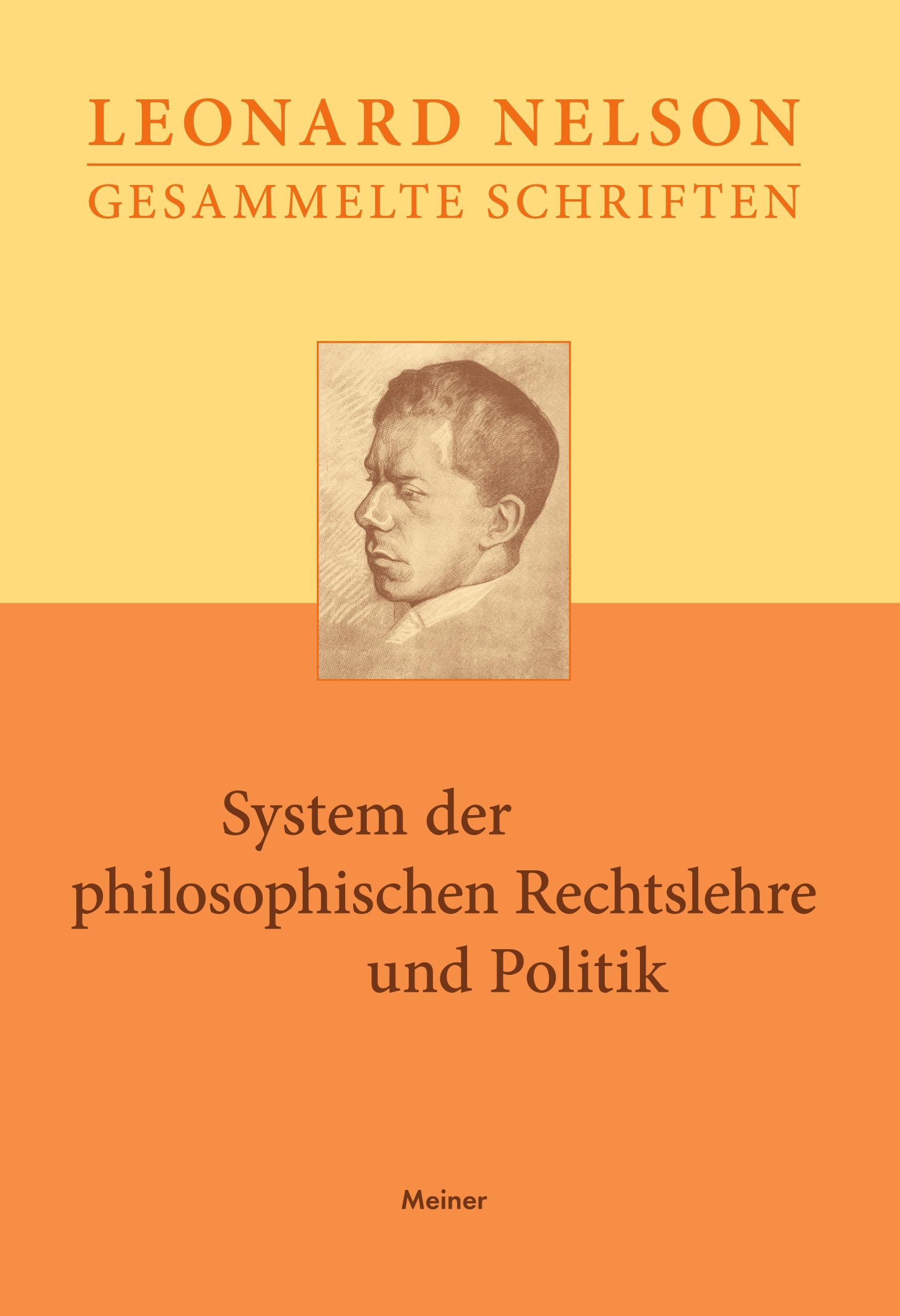 Vorderes Coverbild System der philosophischen Rechtslehre und Politik