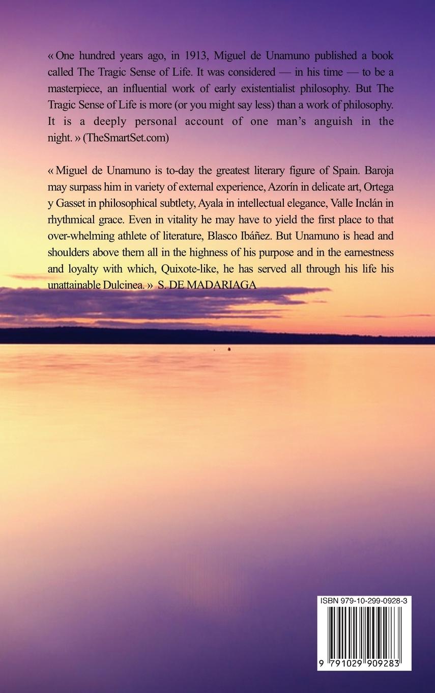 Rückseitencover Tragic Sense of Life