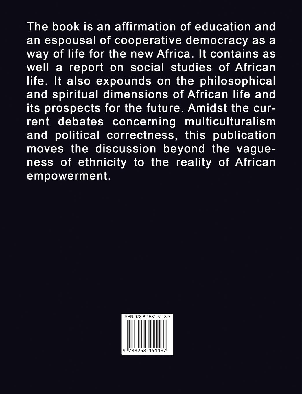 Rückseitencover The Rebirth of African Civilization