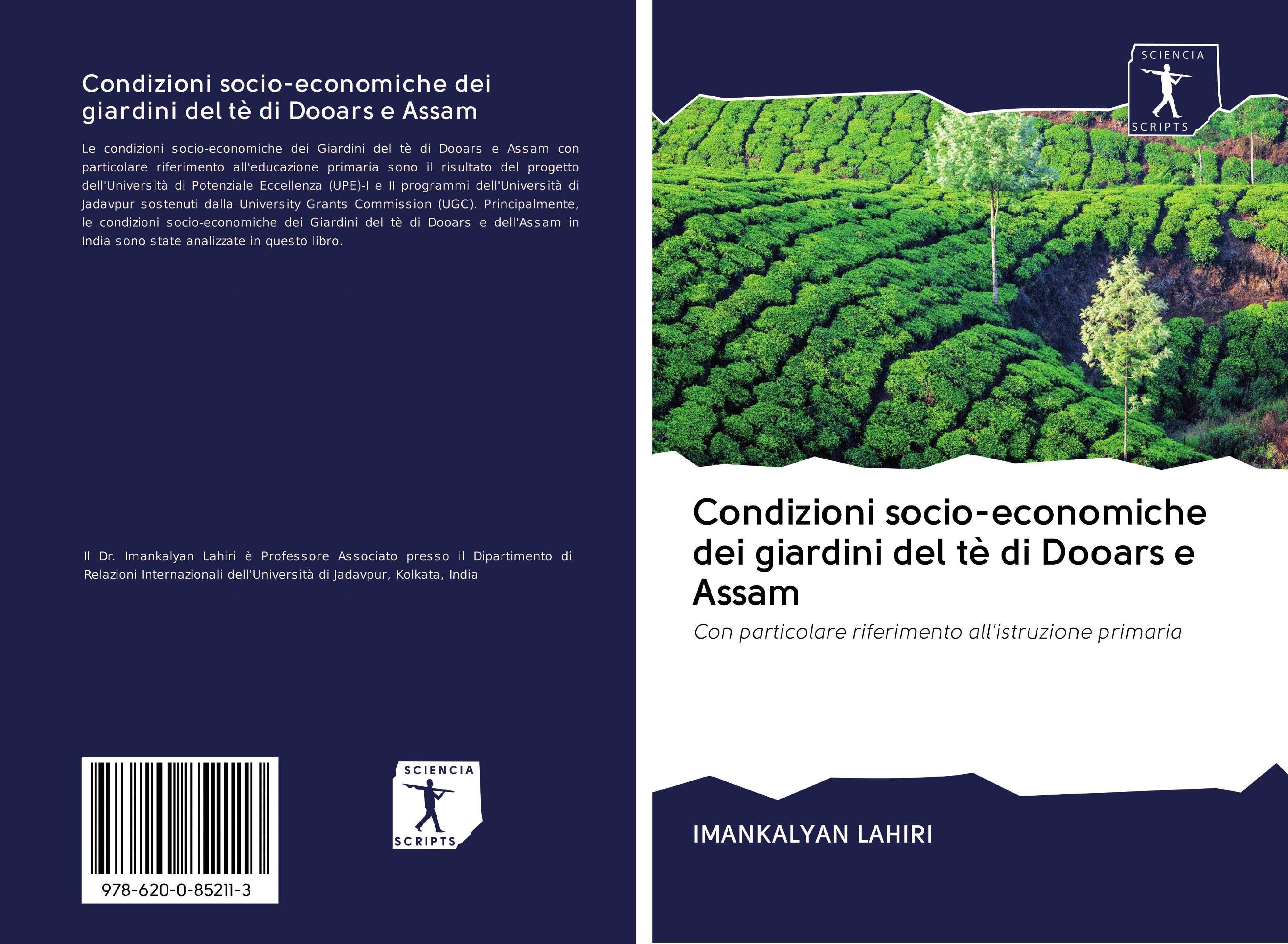 Vorderes Coverbild Condizioni socio-economiche dei giardini del tè di Dooars e Assam
