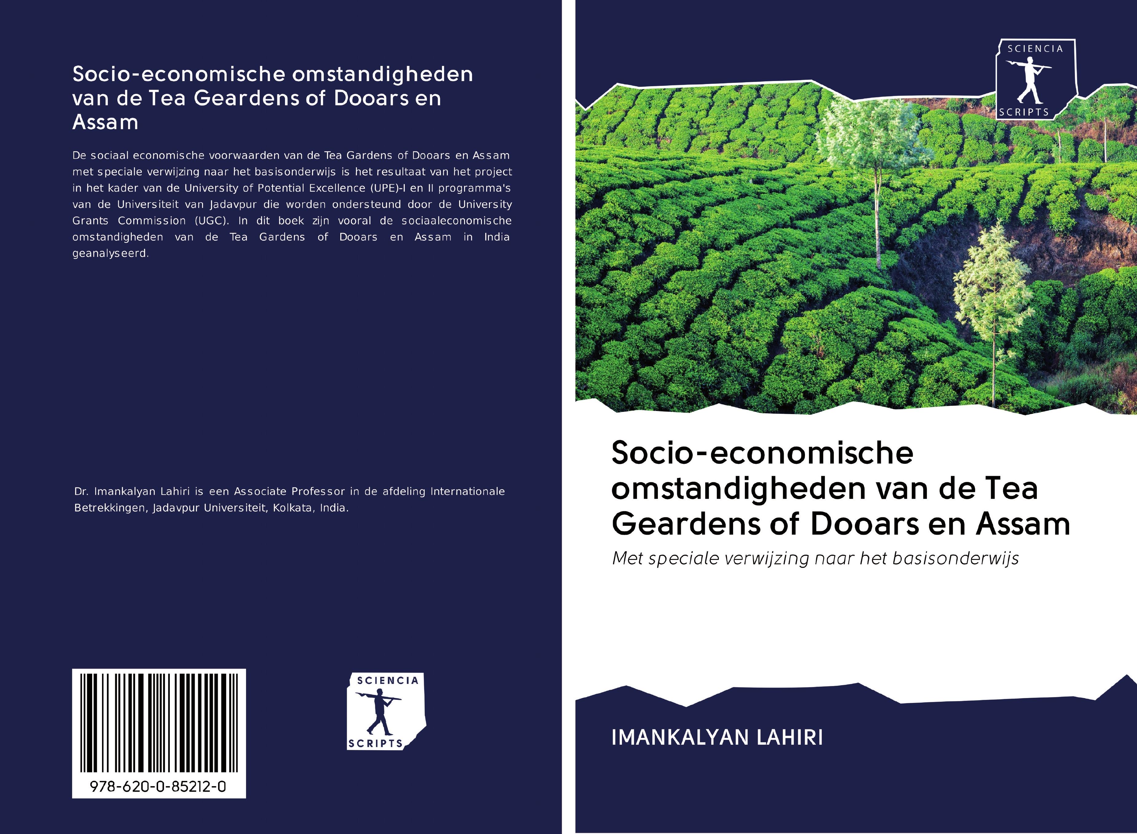 Vorderes Coverbild Socio-economische omstandigheden van de Tea Geardens of Dooars en Assam