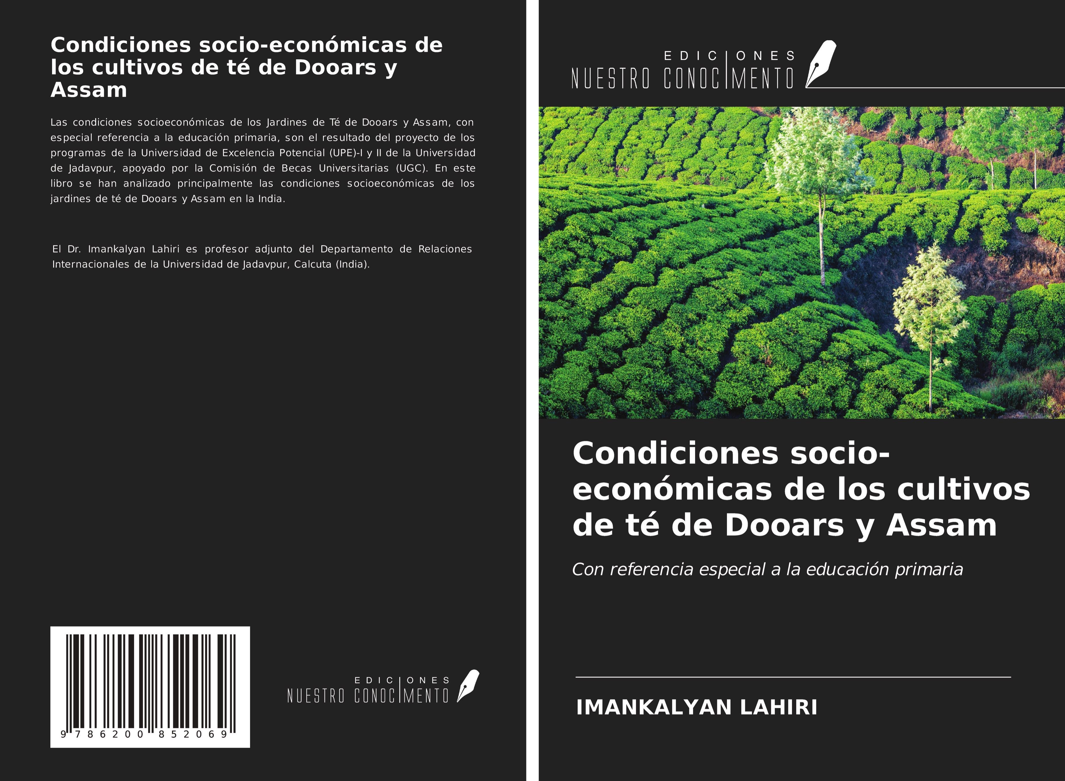 Vorderes Coverbild Condiciones socio-económicas de los cultivos de té de Dooars y Assam