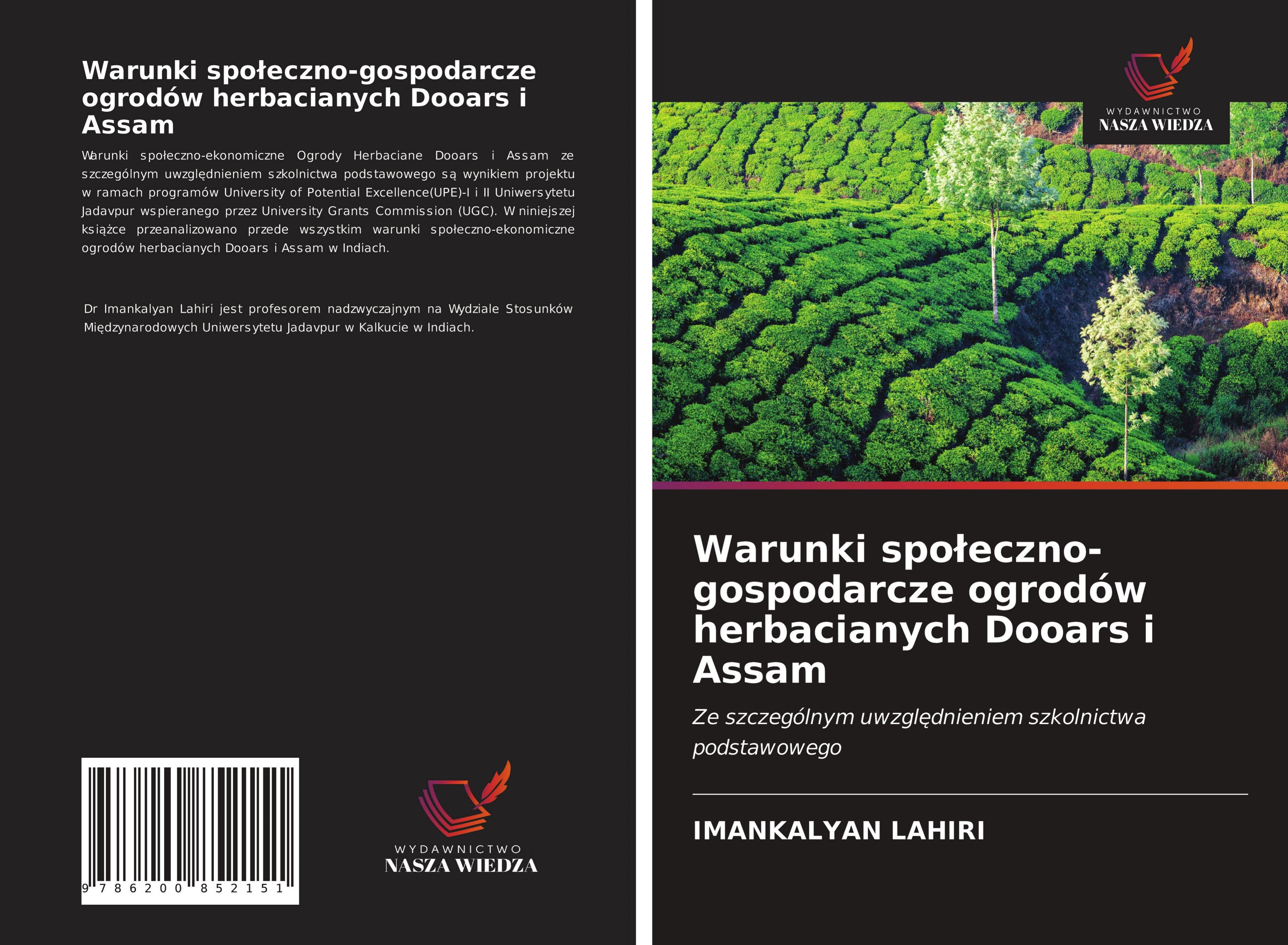 Vorderes Coverbild Warunki spo¿eczno-gospodarcze ogrodów herbacianych Dooars i Assam