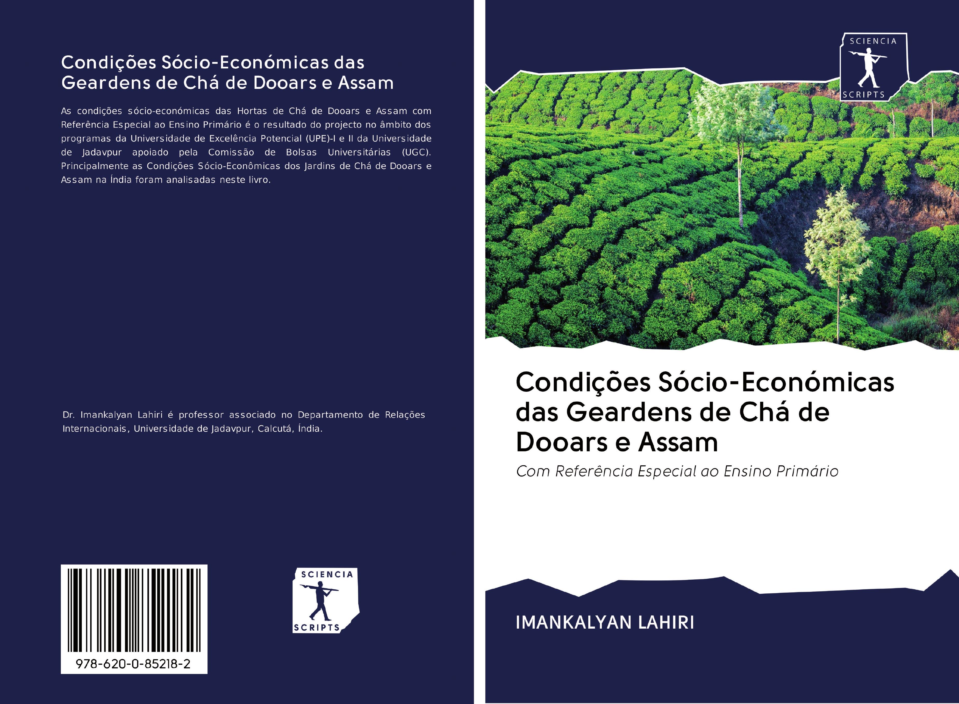 Vorderes Coverbild Condições Sócio-Económicas das Geardens de Chá de Dooars e Assam