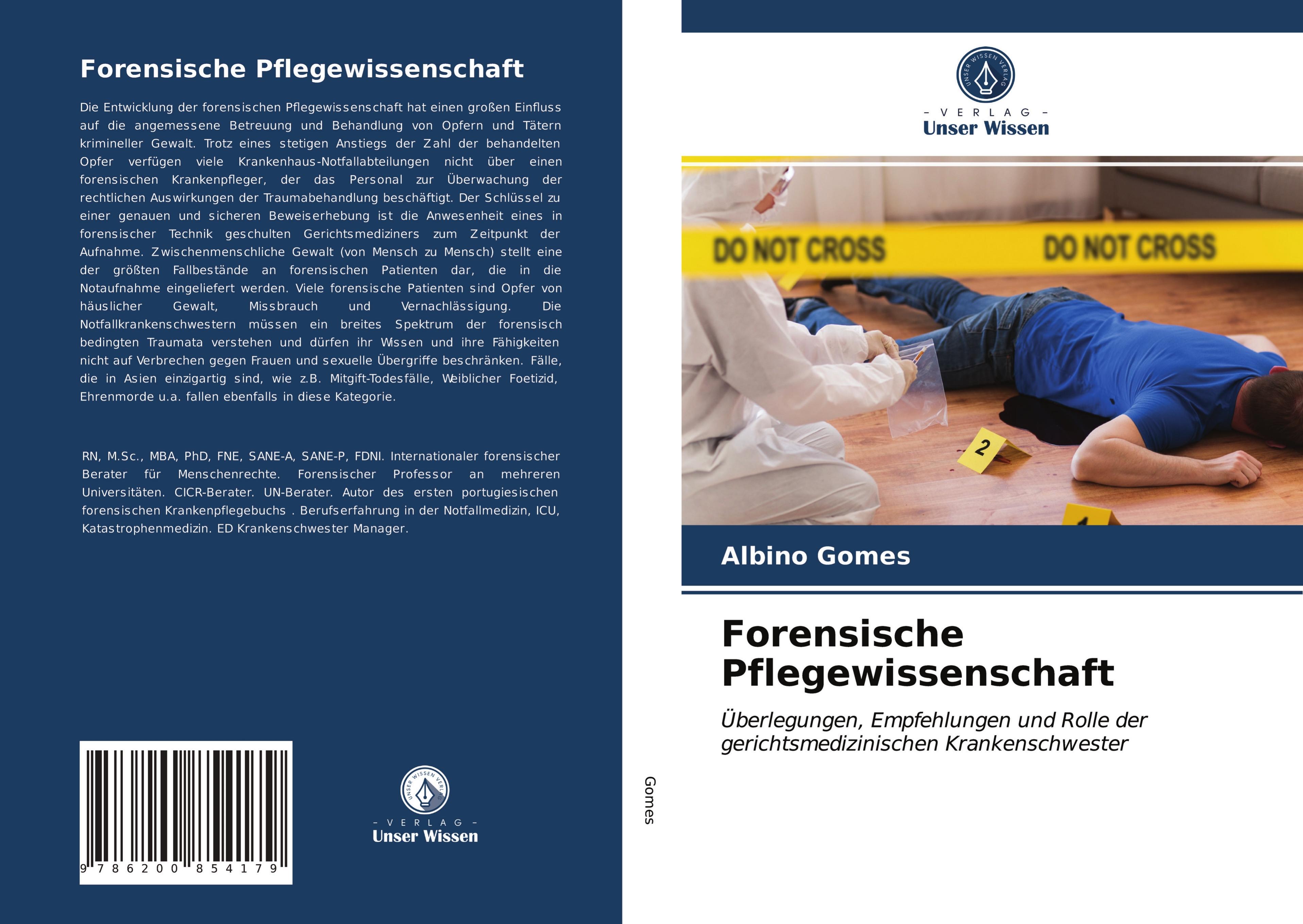 Vorderes Coverbild Forensische Pflegewissenschaft