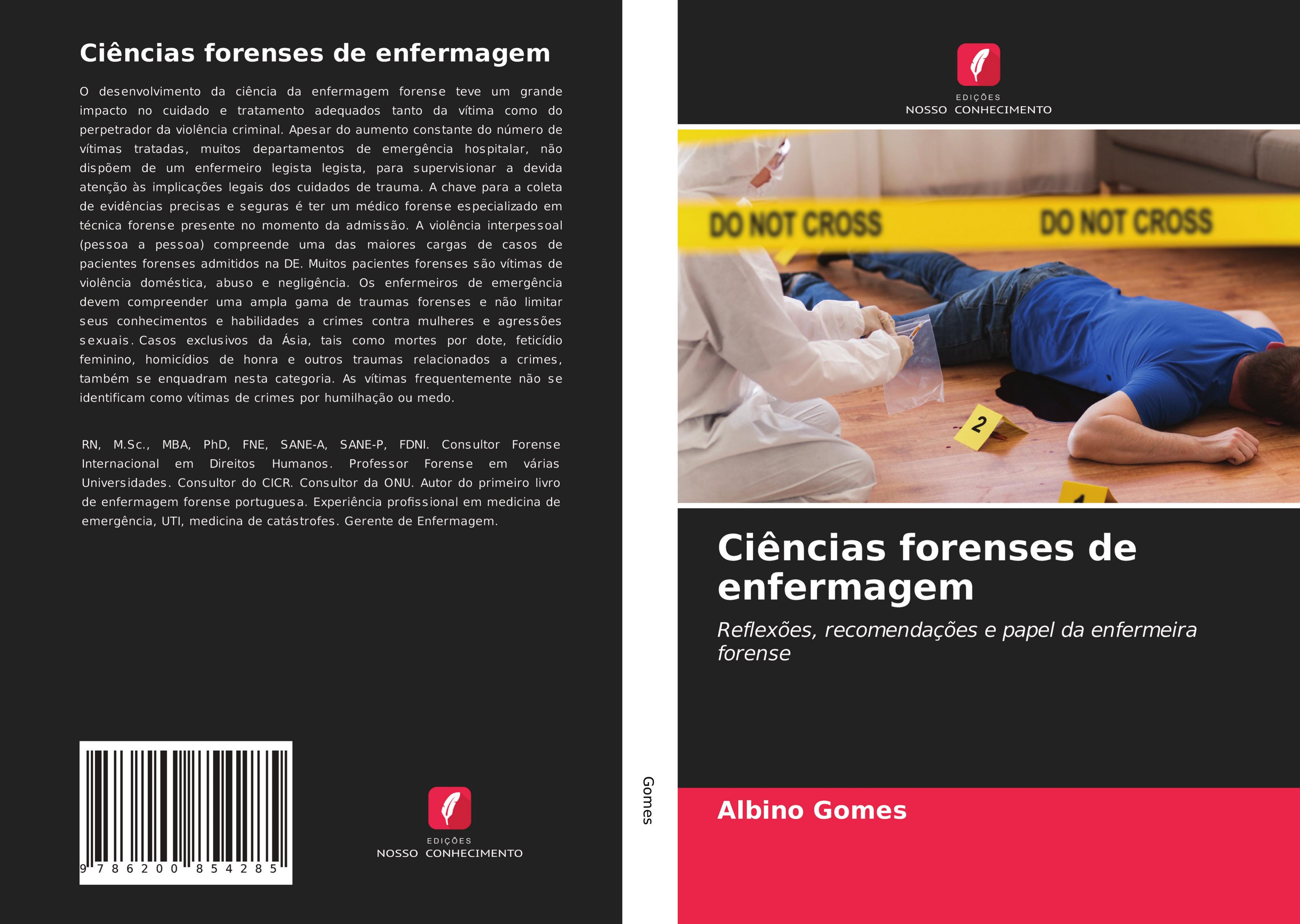 Vorderes Coverbild Ciências forenses de enfermagem