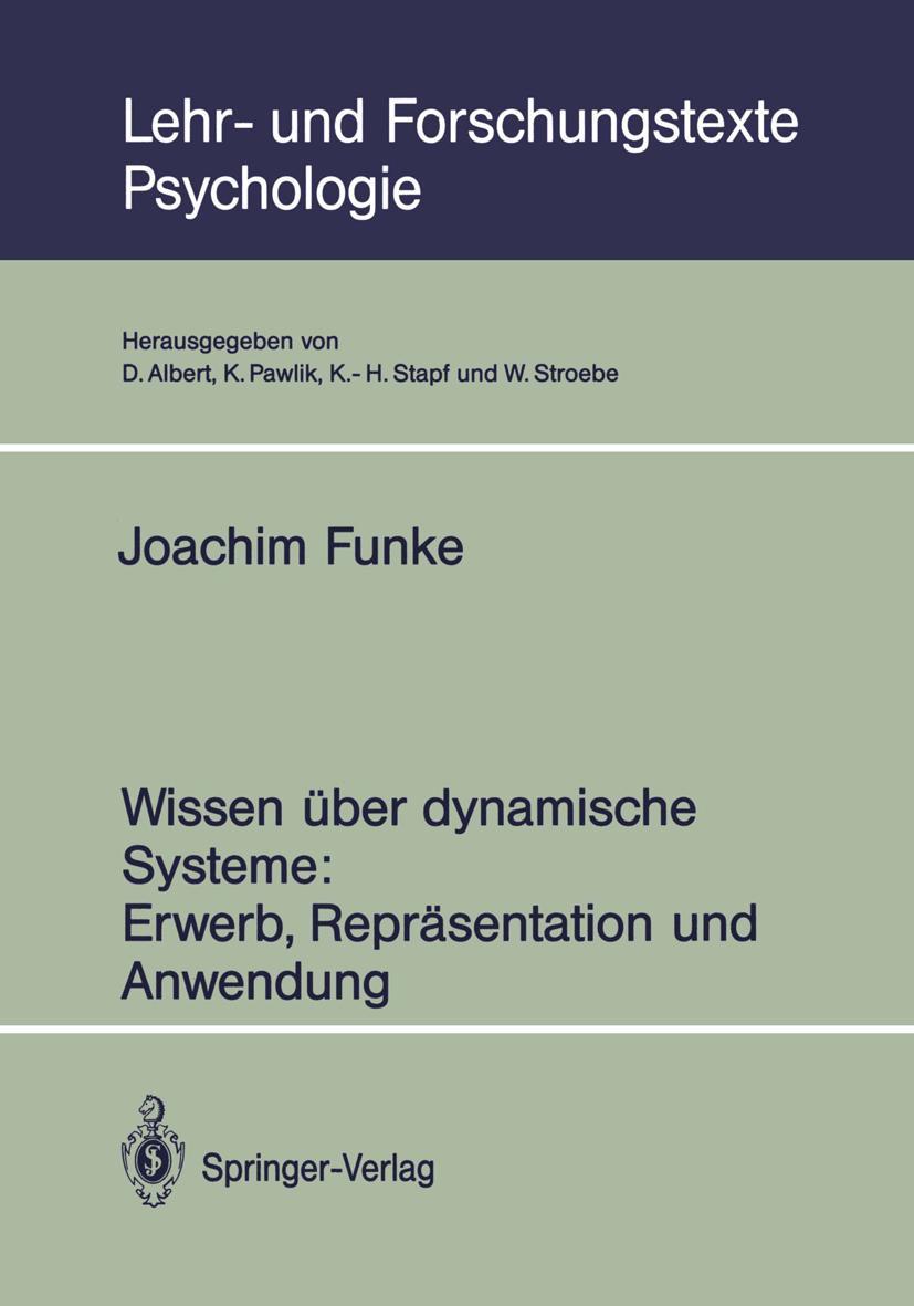Vorderes Coverbild Wissen über dynamische Systeme: Erwerb, Repräsentation und Anwendung