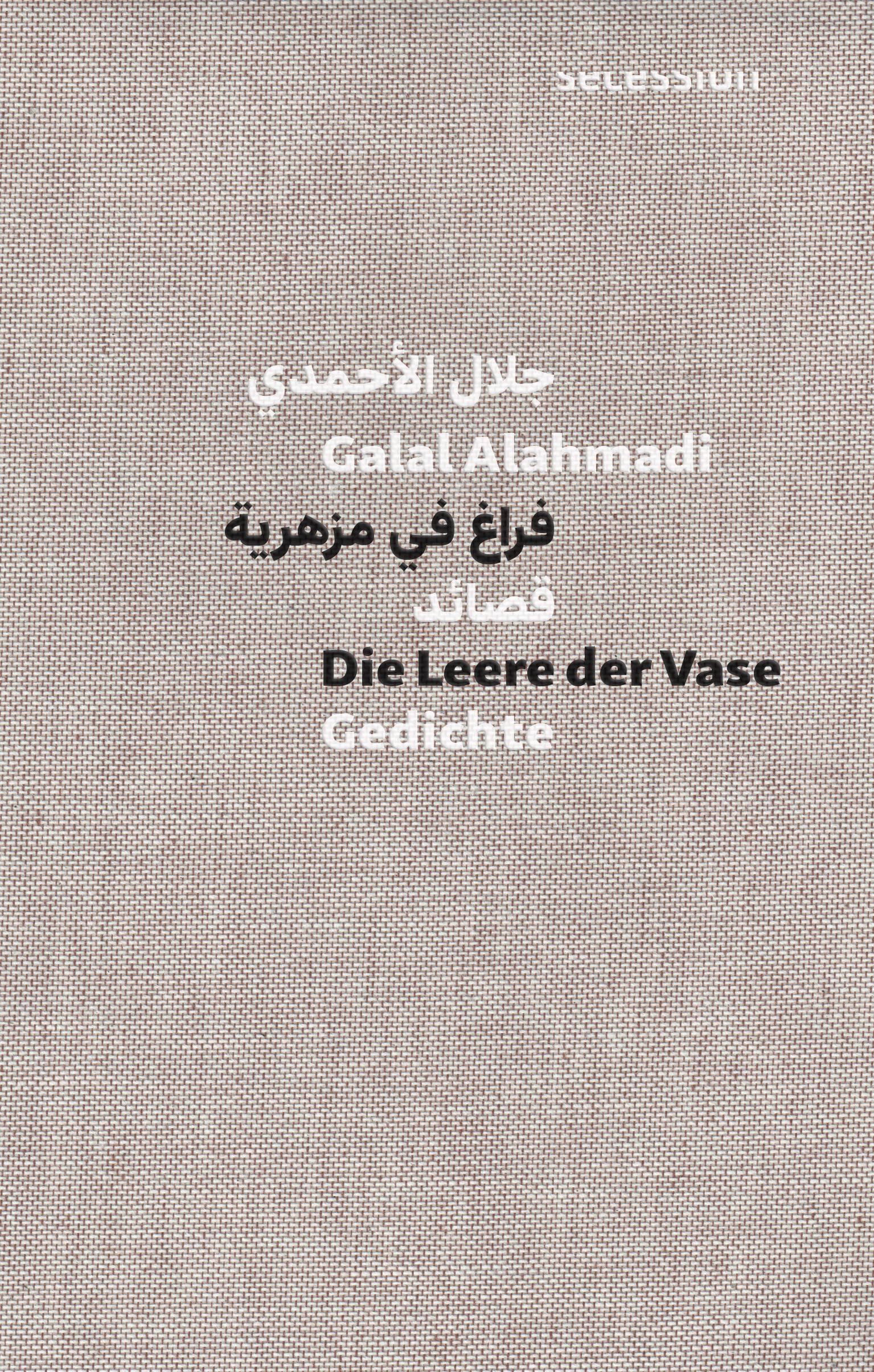 Vorderes Coverbild Die Leere der Vase