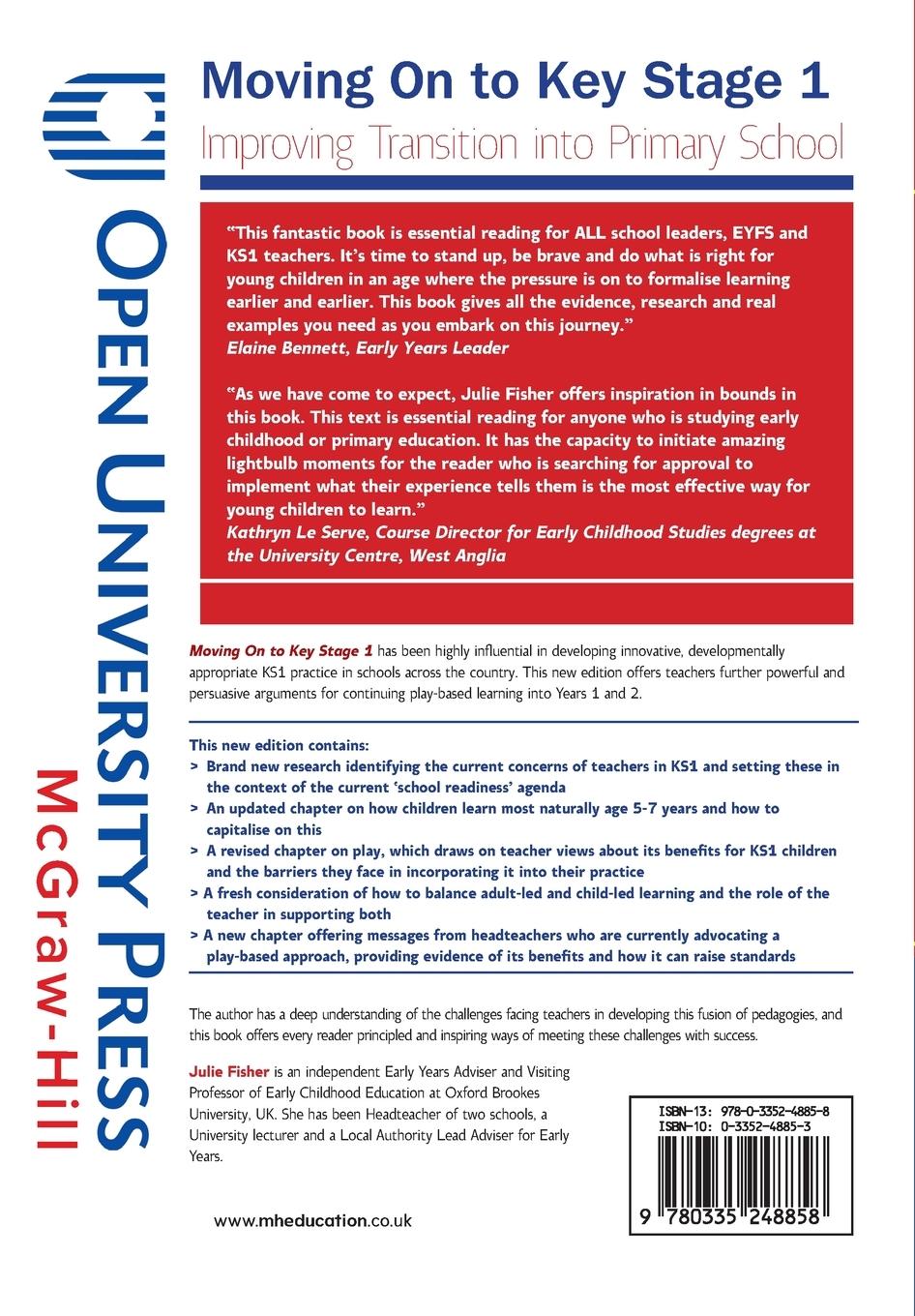Rückseitencover Moving on to Key Stage 1: Improving Transition into Primary School