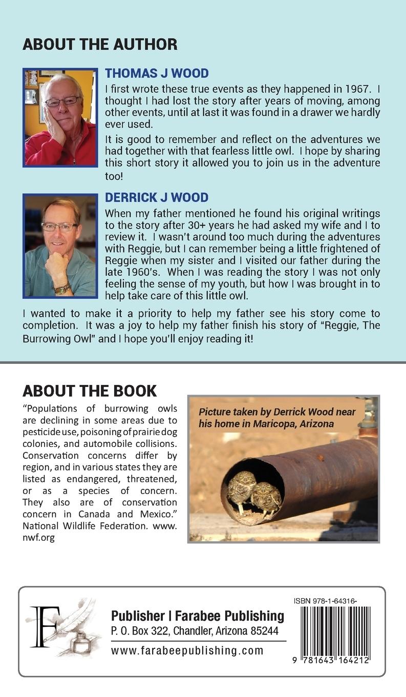 Rückseitencover Reggie The Burrowing Owl