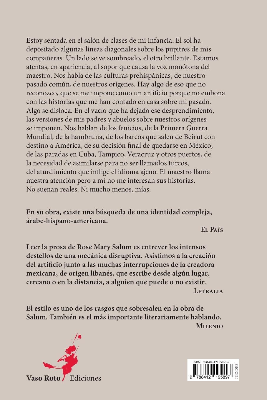 Rückseitencover Tres semillas de granada