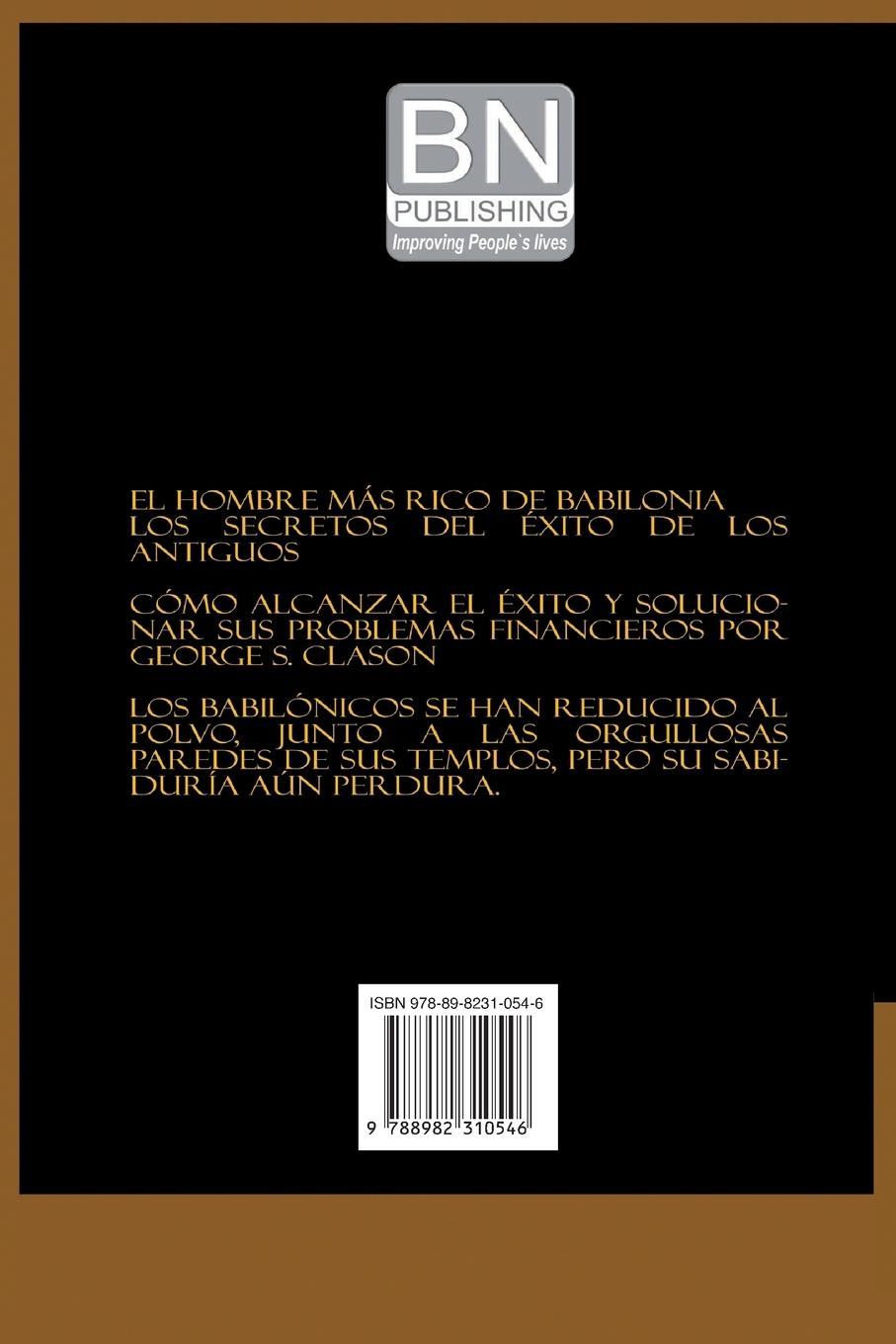 Rückseitencover El Hombre Mas Rico de Babilionia