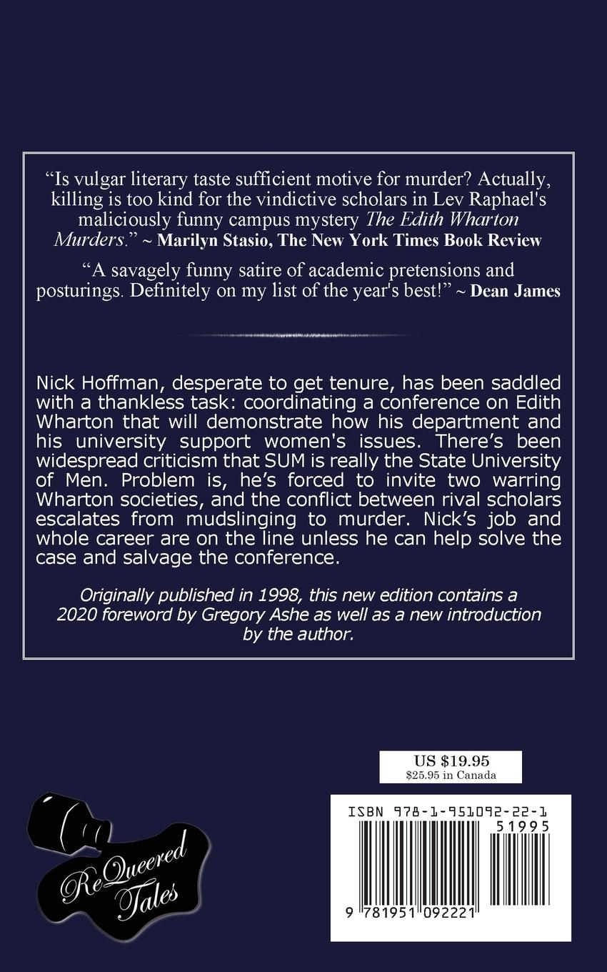 Rückseitencover The Edith Wharton Murders