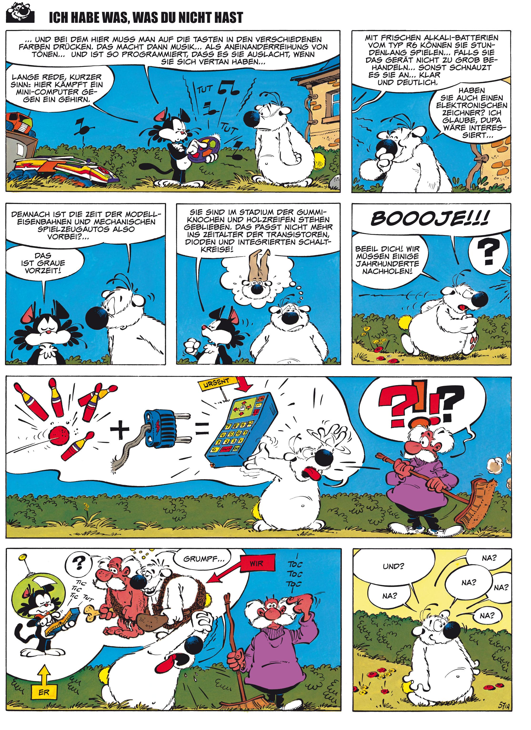 Beispielinhalt (Bild) Cubitus - Eingelocht!