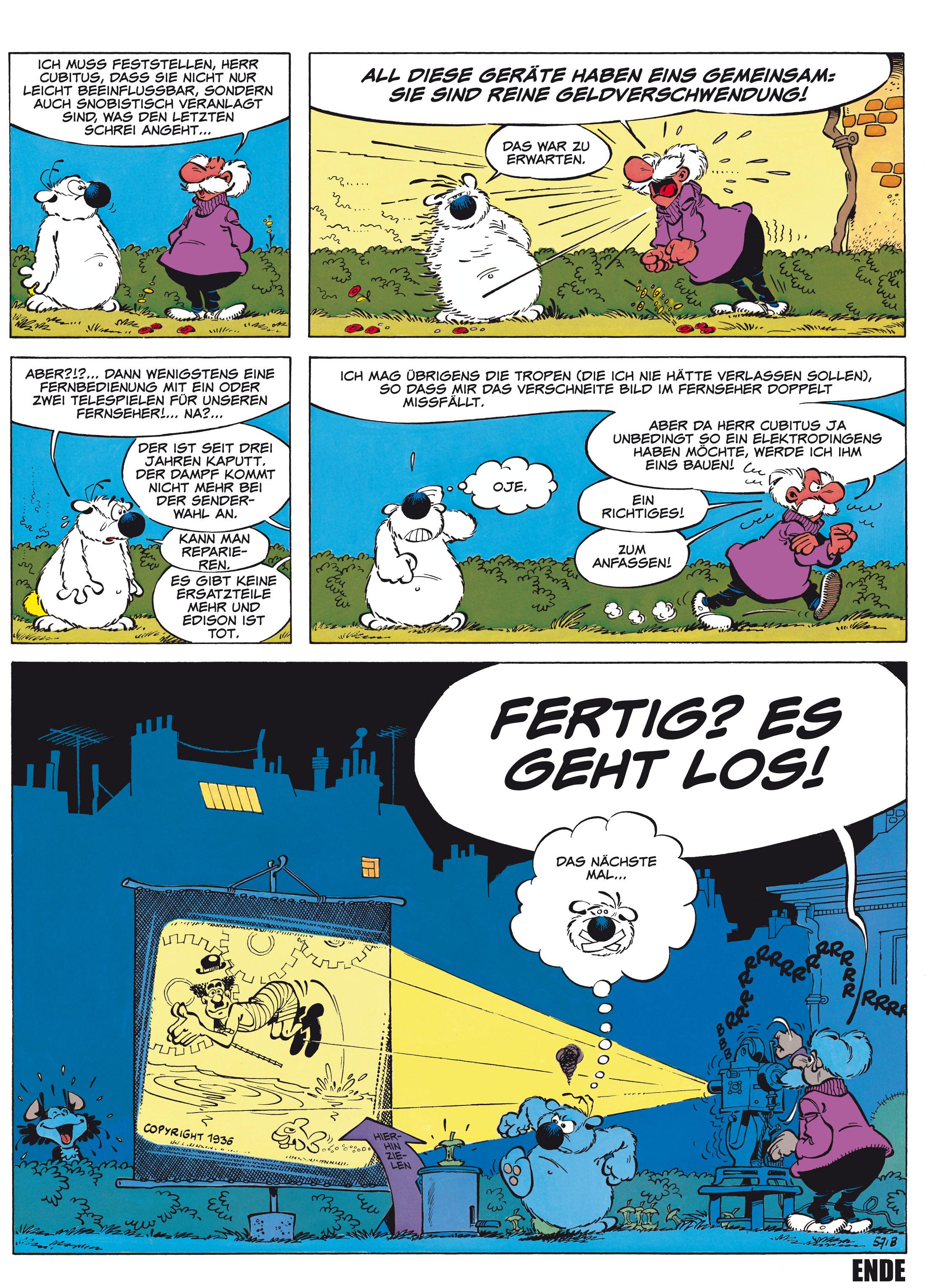 Beispielinhalt (Bild) Cubitus - Eingelocht!