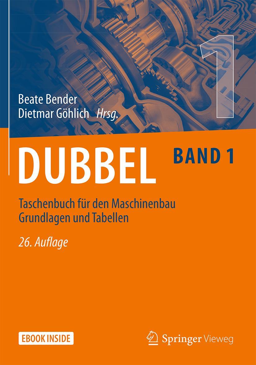 Vorderes Coverbild Dubbel Taschenbuch für den Maschinenbau Grundlagen und Tabellen