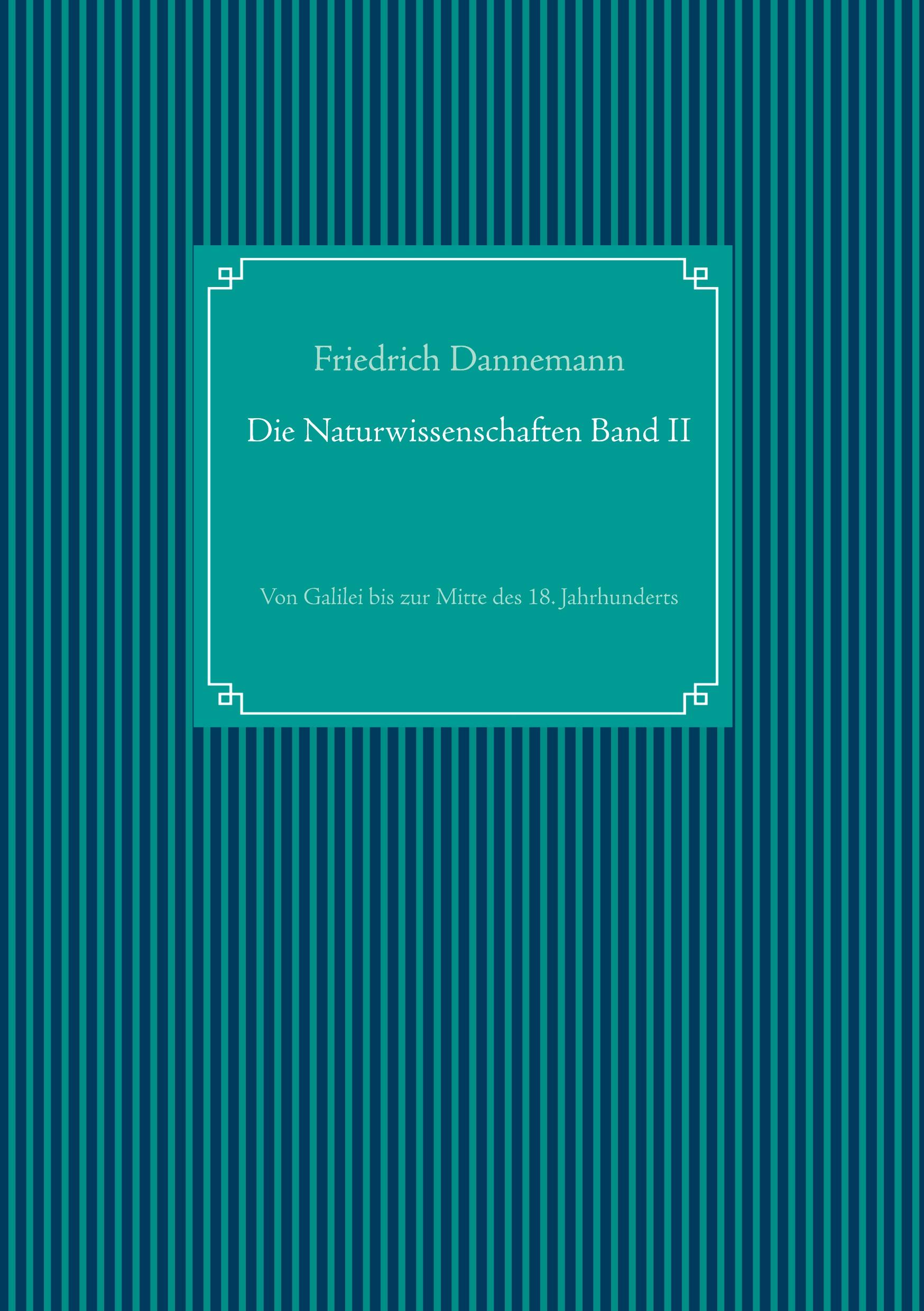 Vorderes Coverbild Die Naturwissenschaften Band II