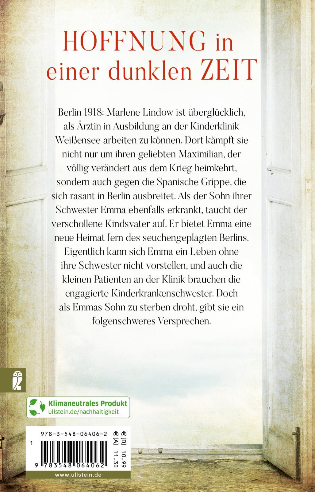 Rückseitencover Kinderklinik Weißensee -  Jahre der Hoffnung