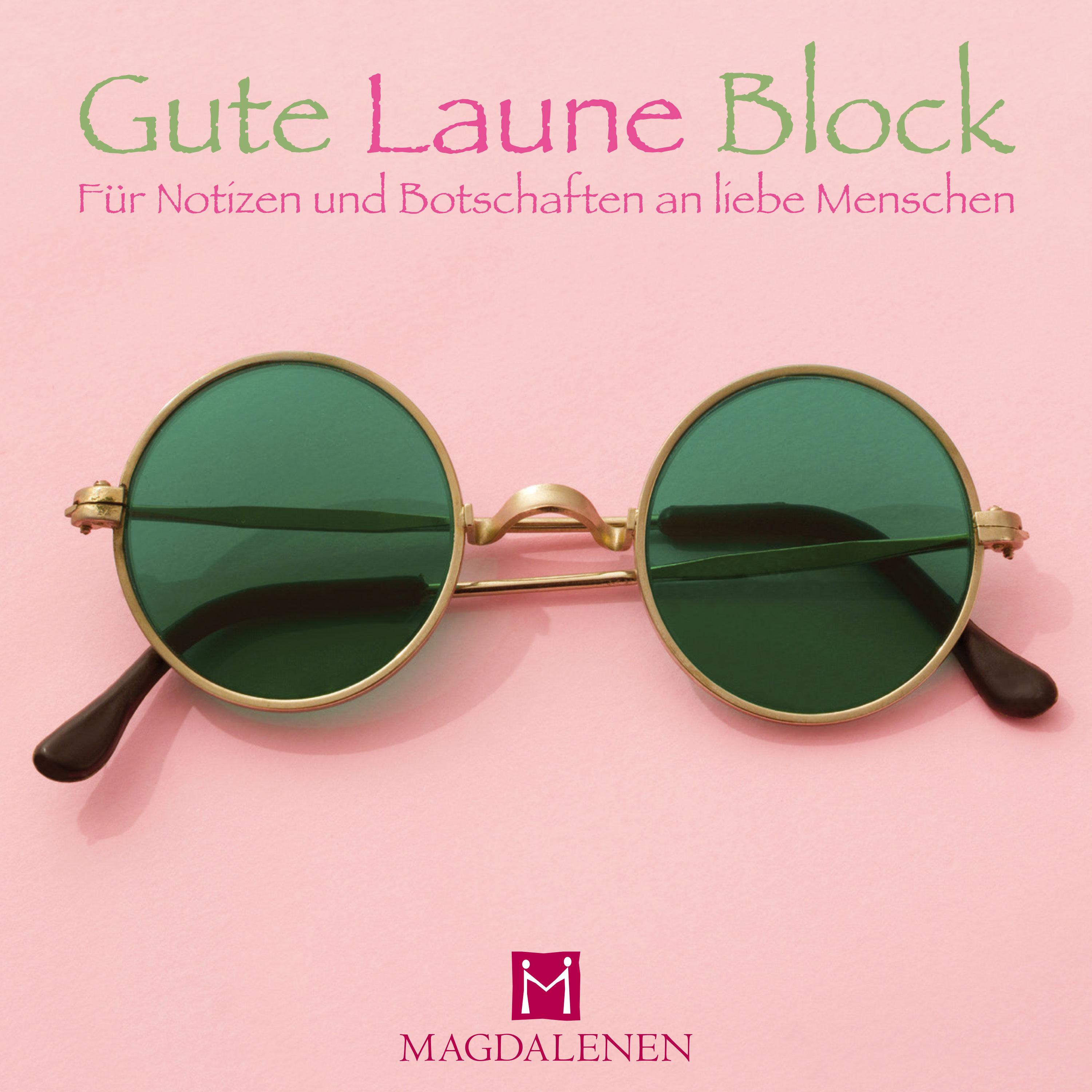 Vorderes Coverbild Gute Laune Block Sonnenbrille