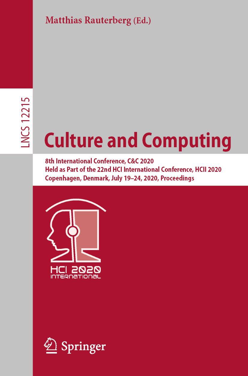Vorderes Coverbild Culture and Computing
