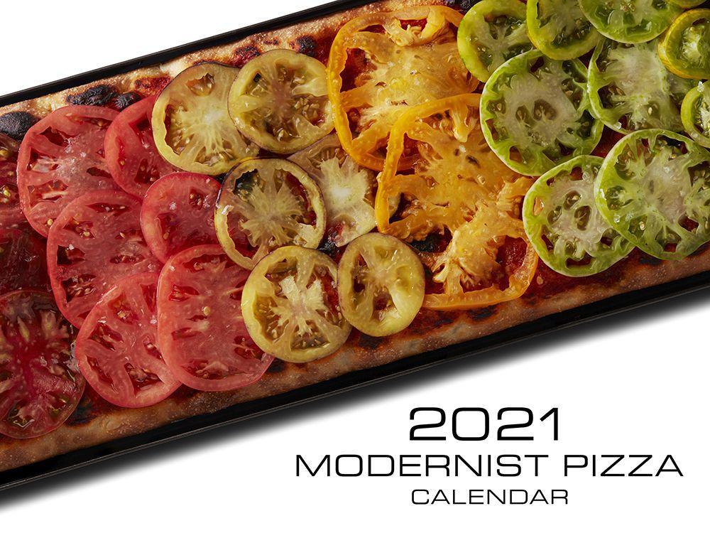 Vorderes Coverbild Modernist Pizza 2021 Wall Calendar