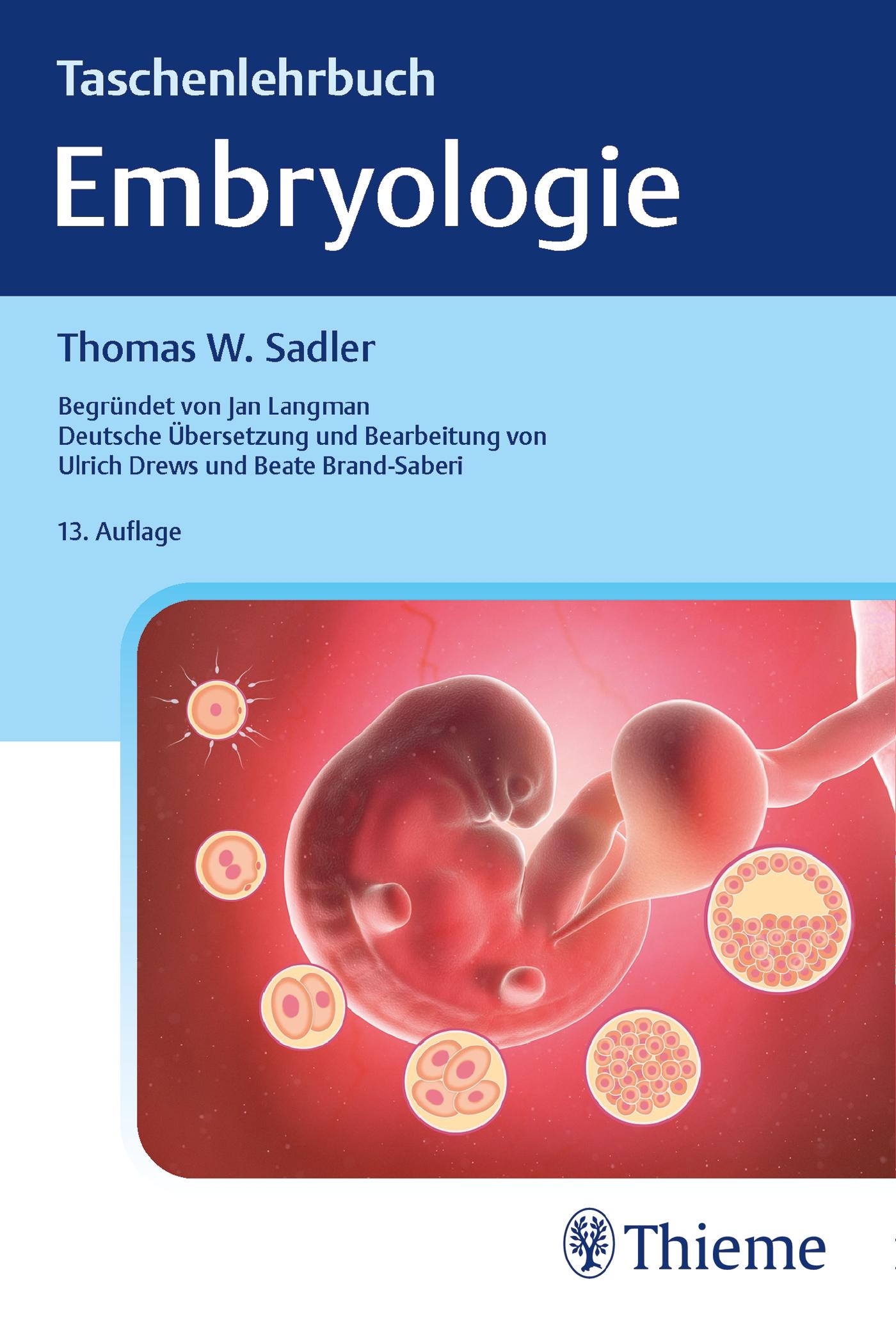 Vorderes Coverbild Taschenlehrbuch Embryologie